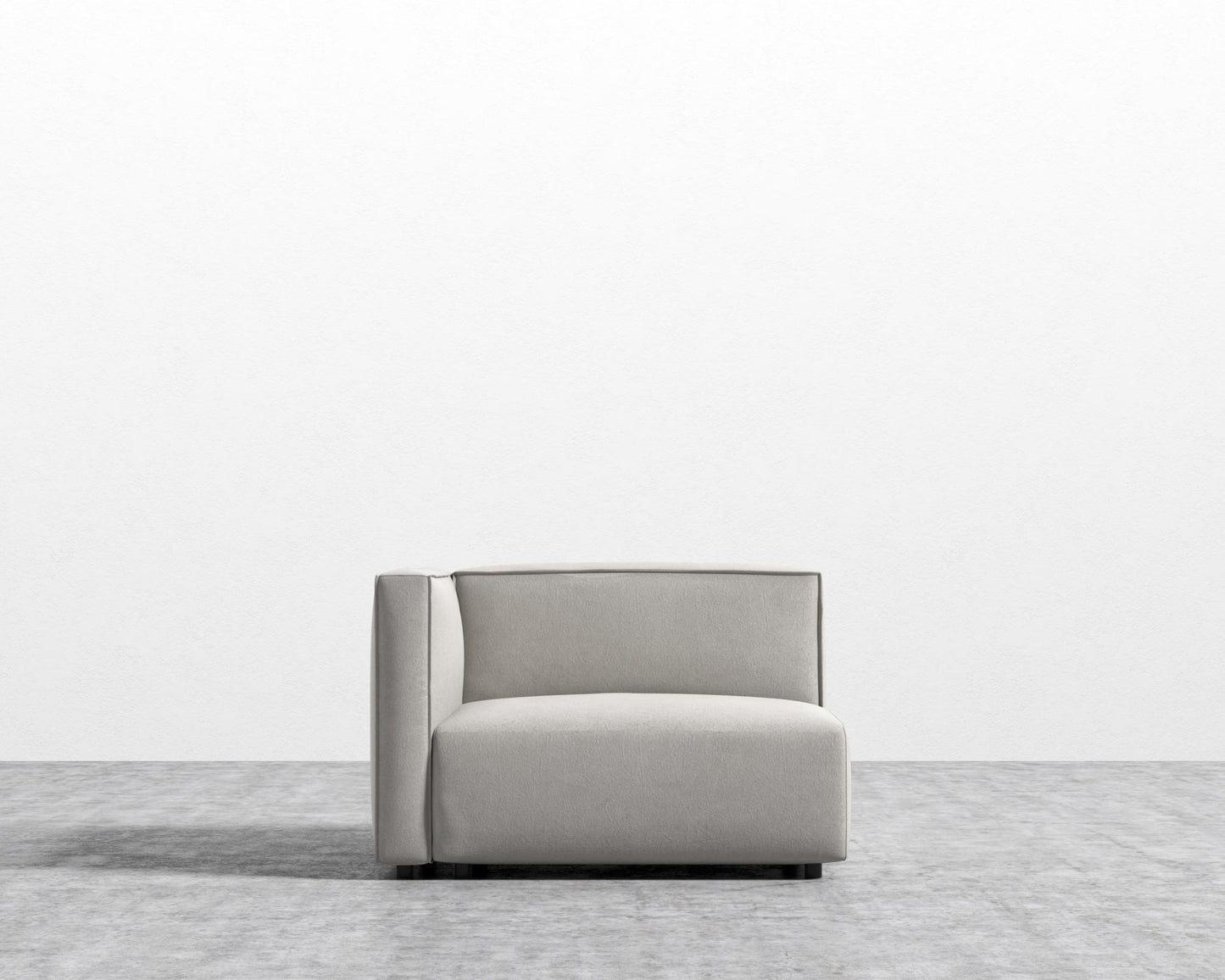 Arya Left Arm - Venice Vegan Suede - Chiffon