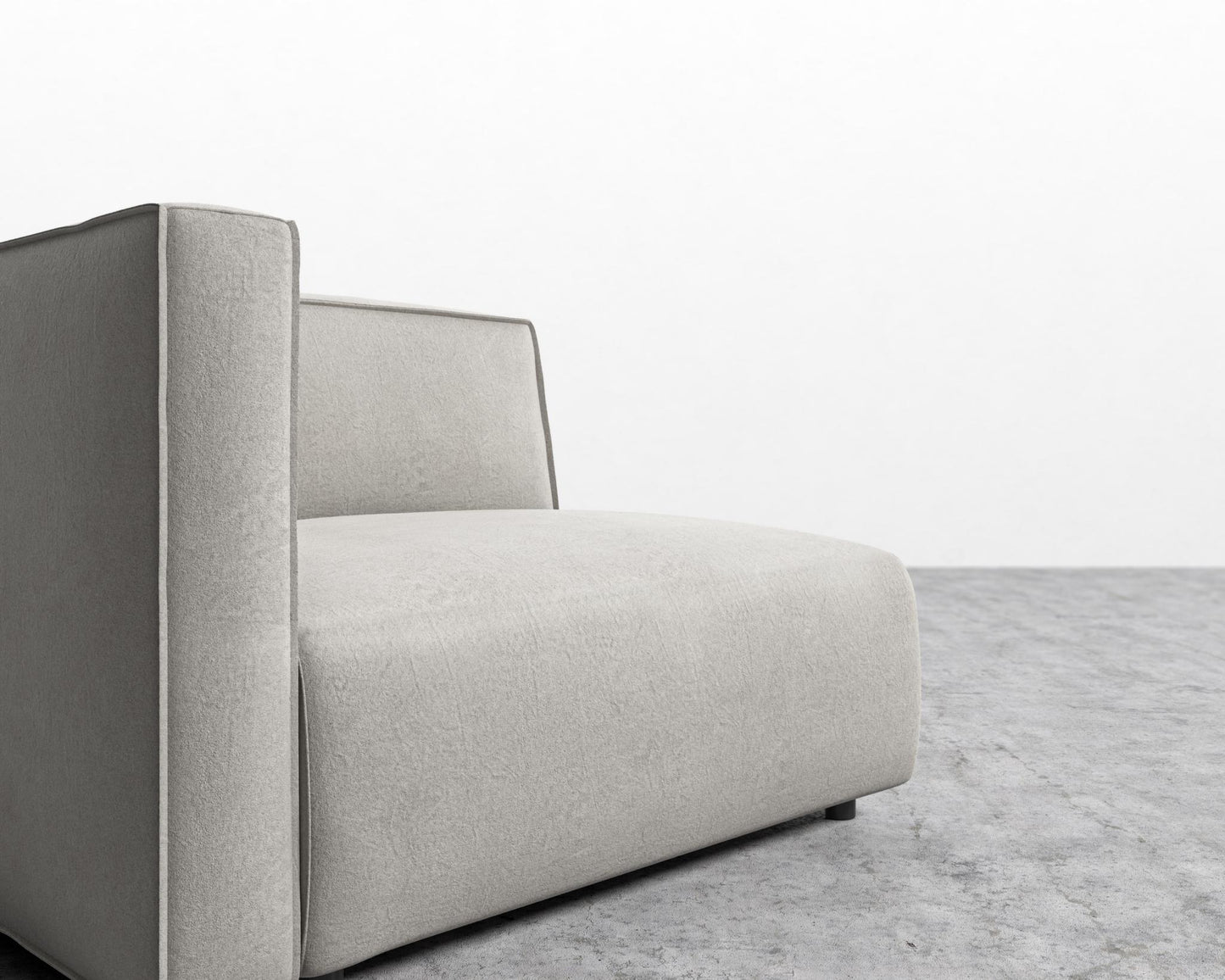 Arya Left Arm - Venice Vegan Suede - Chiffon