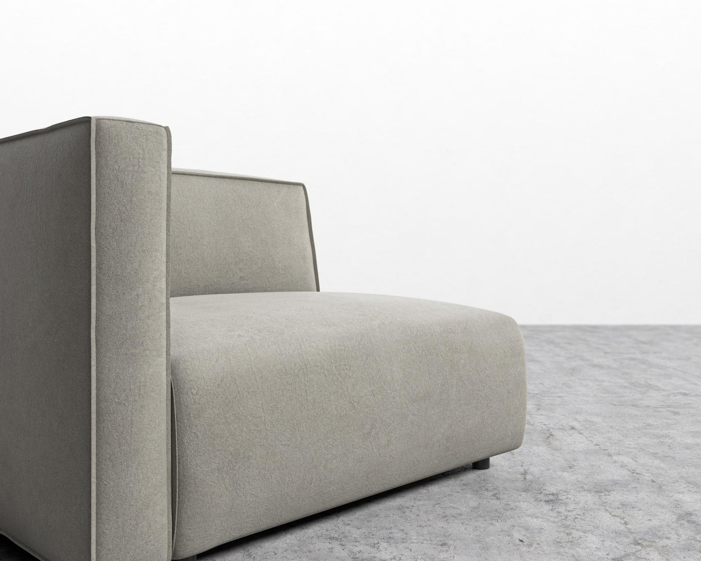 Arya Left Arm - Venice Vegan Suede - Latte