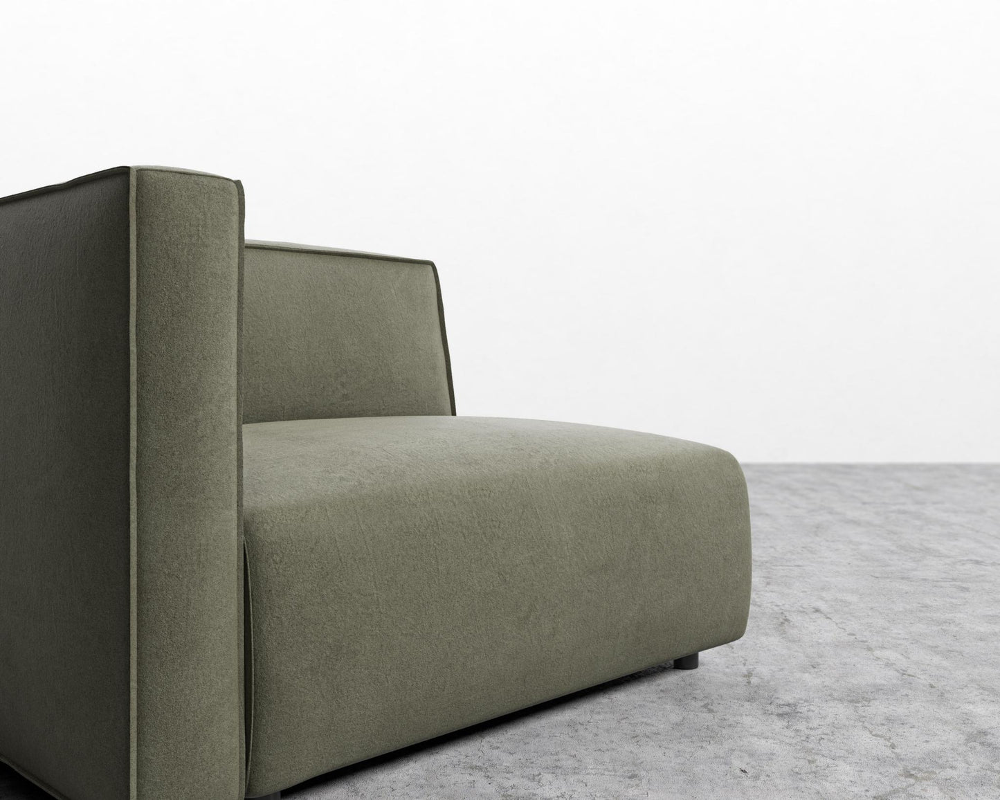 Arya Left Arm - Venice Vegan Suede - Sage