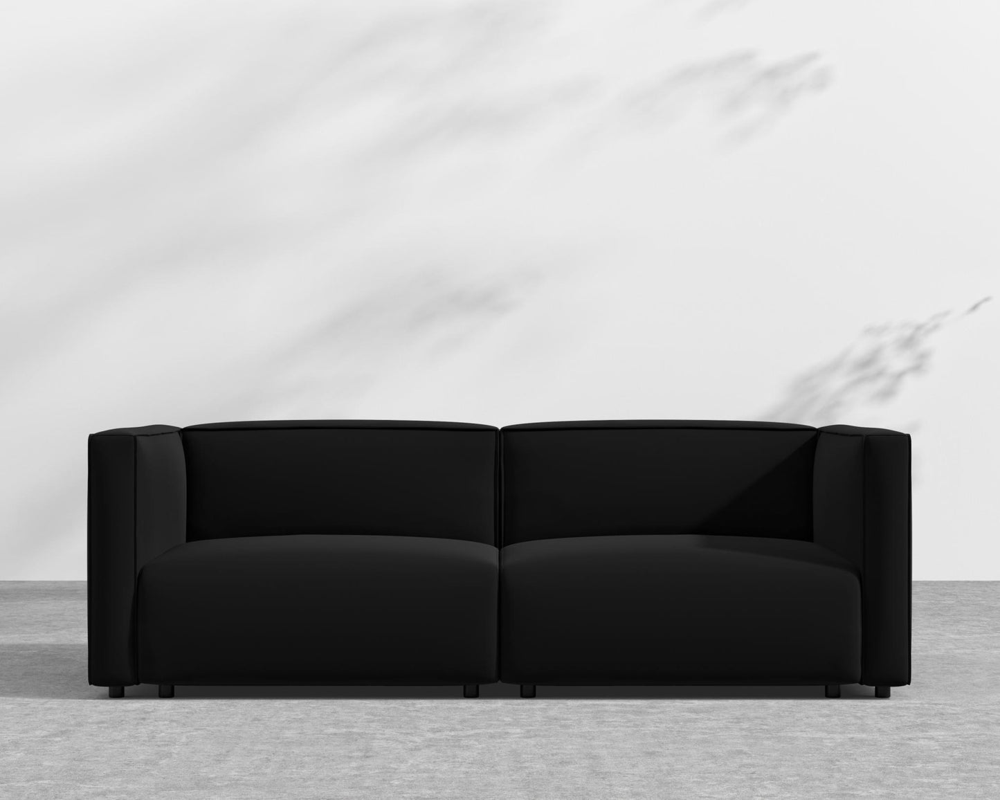 Arya Outdoor Modular Loveseat - Outdoor Fabric - Arcadia