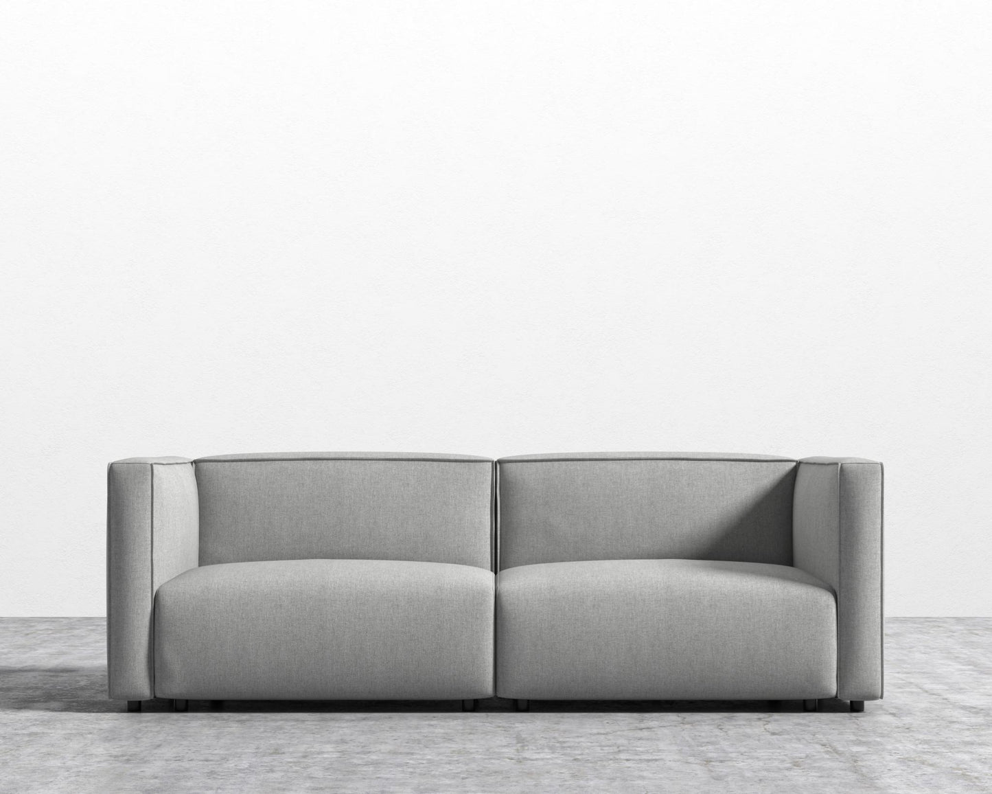 Arya Modular Loveseat - Modern Felt - Malmo