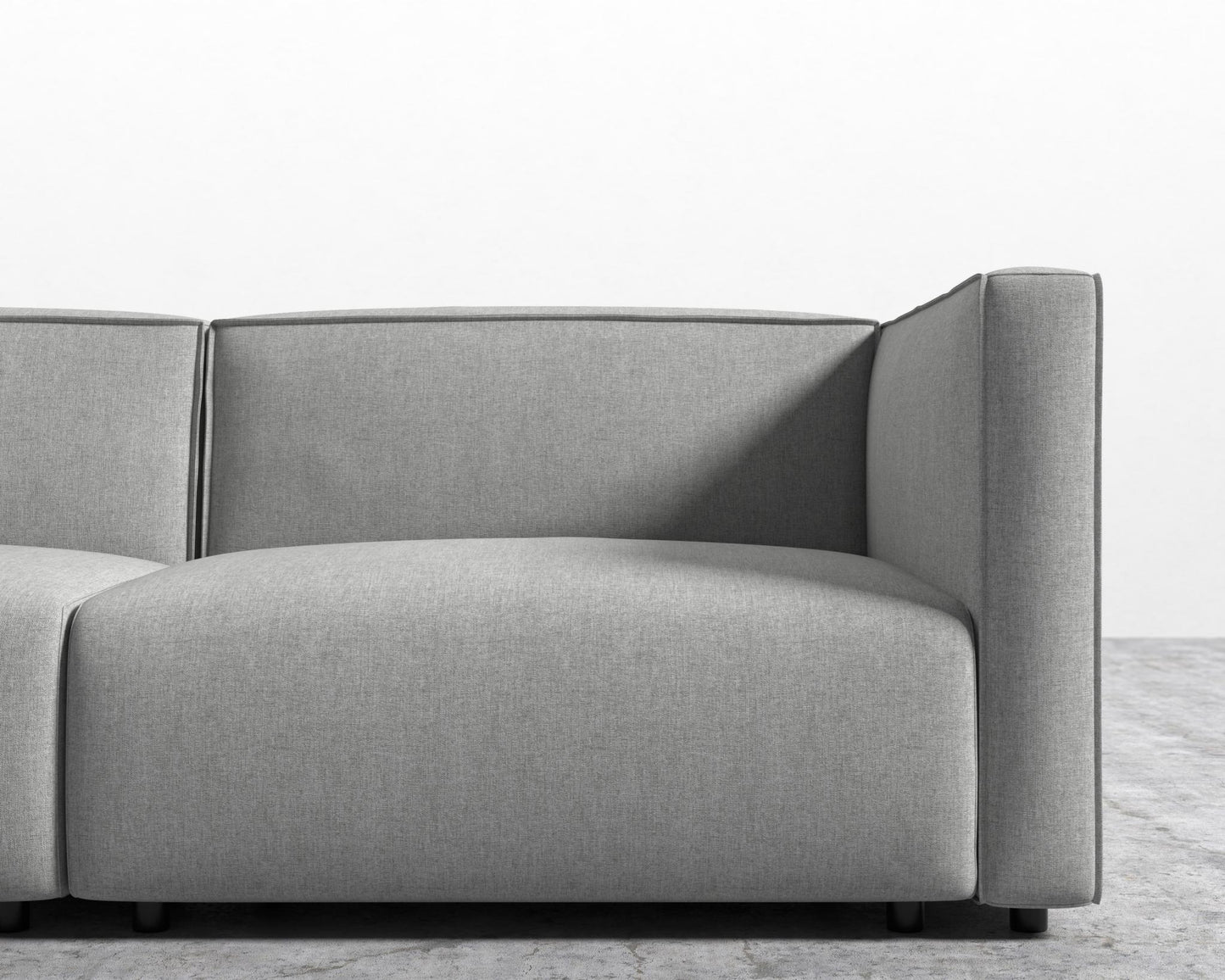 Arya Modular Loveseat - Modern Felt - Malmo