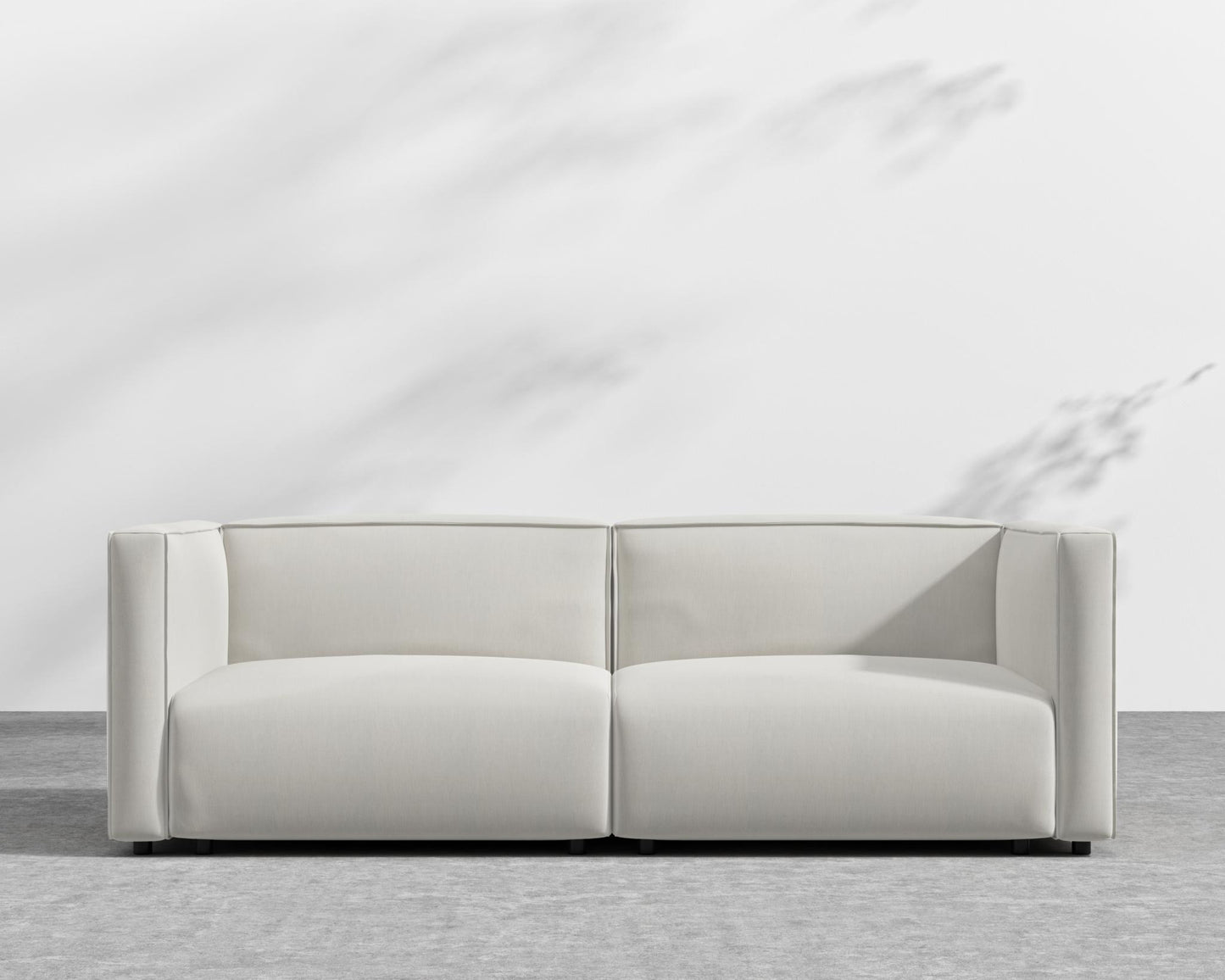 Arya Outdoor Modular Loveseat - Outdoor Fabric - Palisades