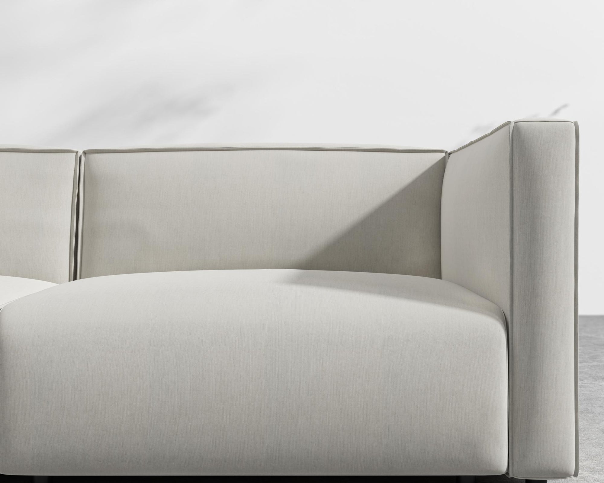 Arya Outdoor Modular Loveseat - Outdoor Fabric - Palisades