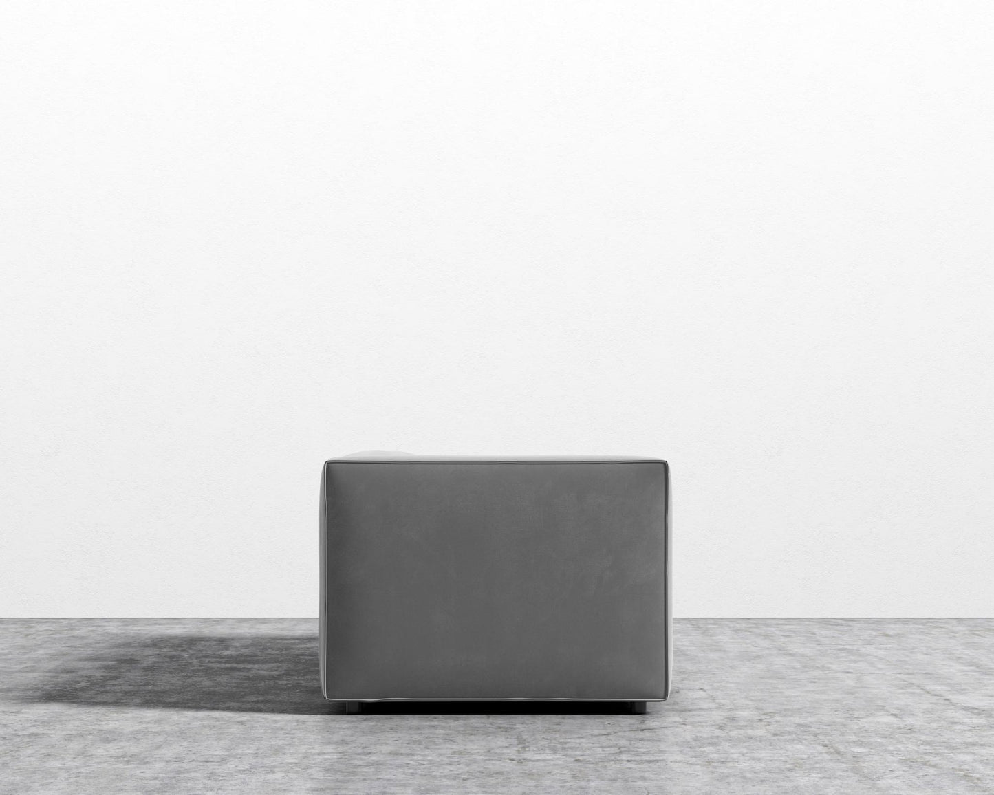 Arya Modular Loveseat - Plush Velvet - Glacier Grey