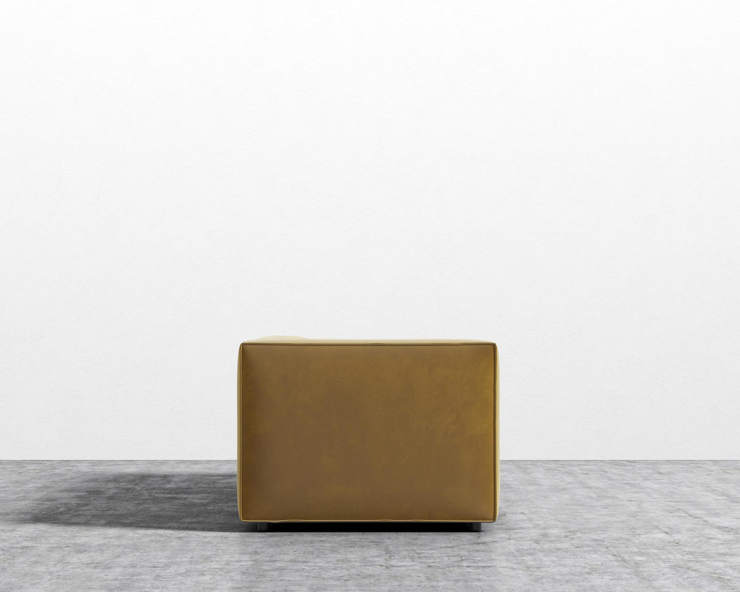 Arya Modular Loveseat - Plush Velvet - Golden Beryl