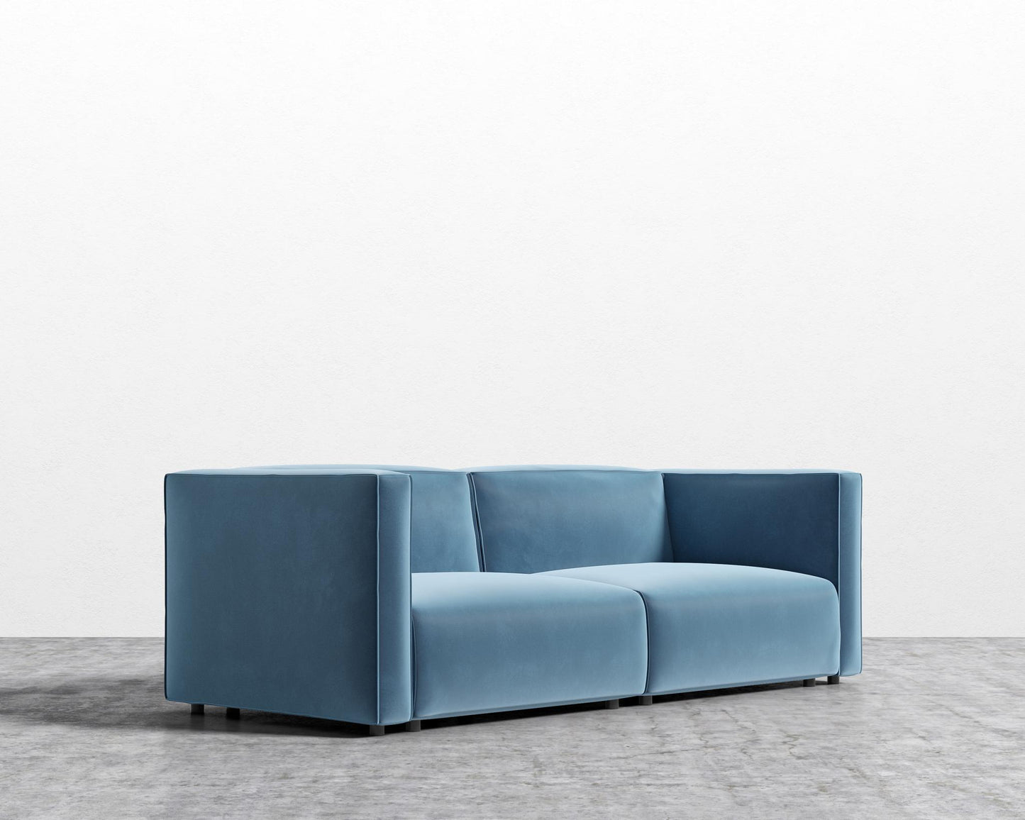 Arya Modular Loveseat - Plush Velvet - Solstice