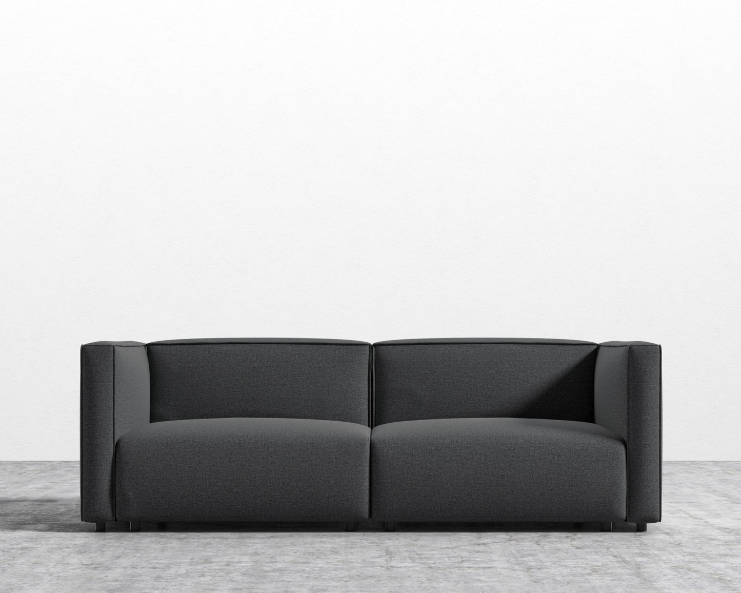 Arya Modular Loveseat - Modern Felt - Stockholm