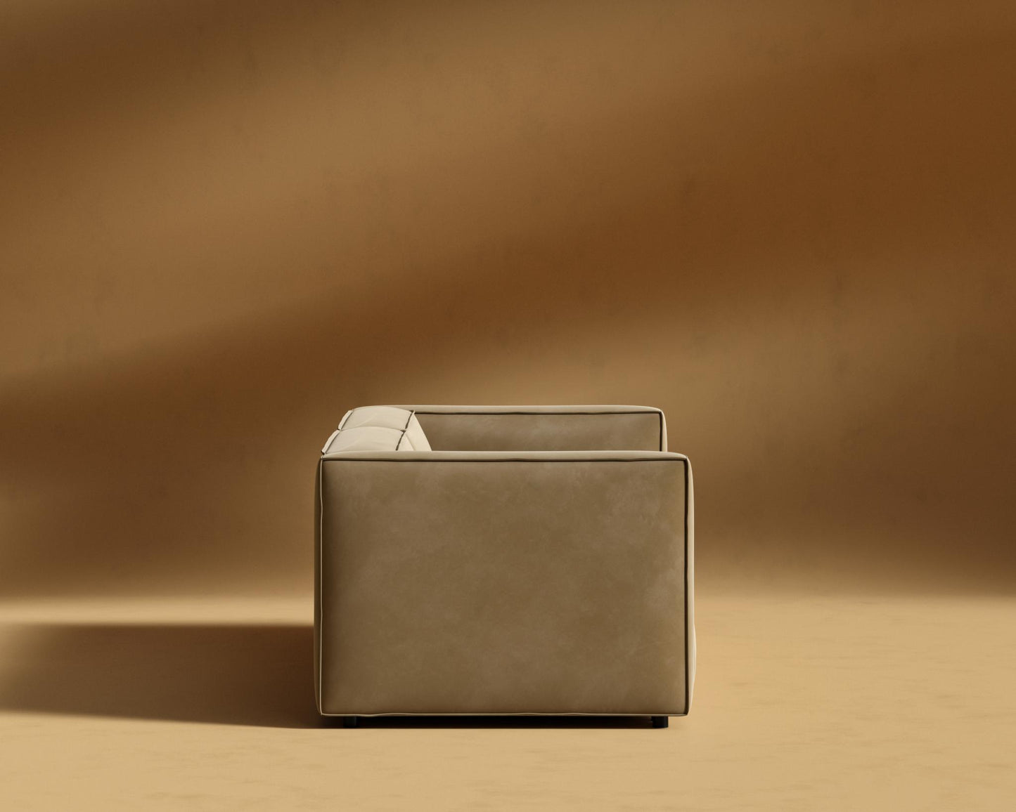 Arya Modular Loveseat - Plush Velvet - Dune