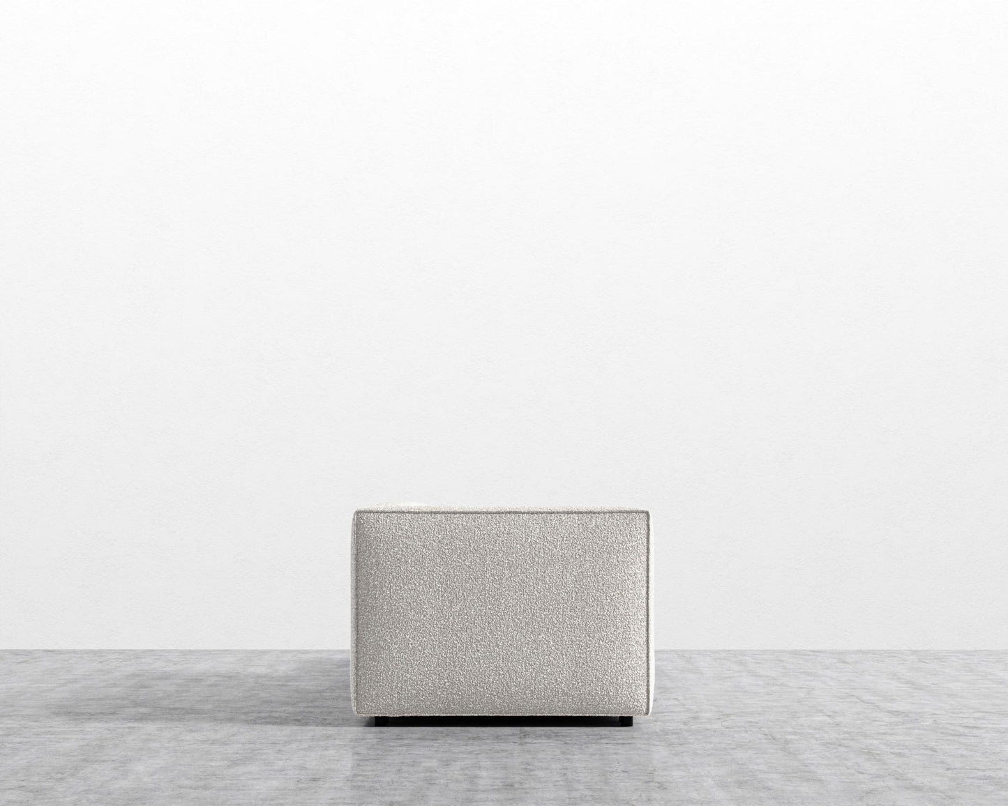 Arya Modular Sofa with Open End - Open Left, Chatou Bouclé - Pearl
