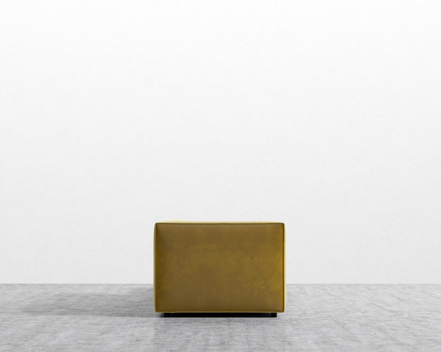 Arya Modular Sofa with Open End - Open Left, Plush Velvet - Golden Beryl