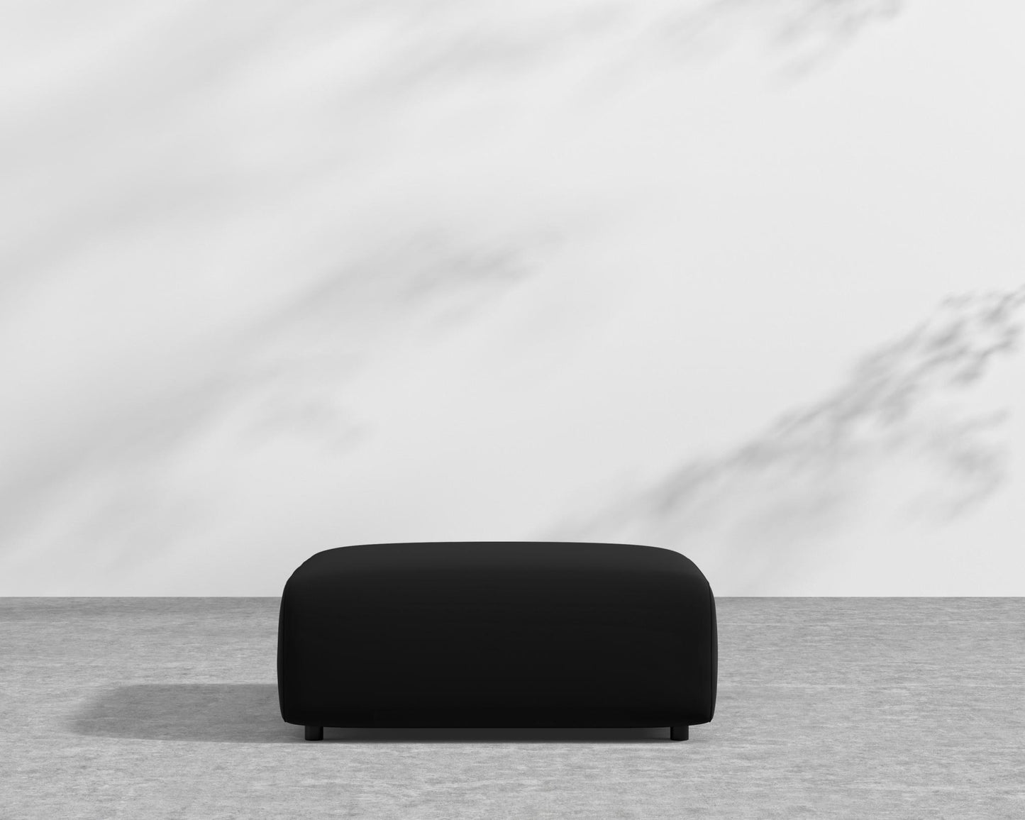 Arya Outdoor Ottoman - Outdoor Fabric - Arcadia