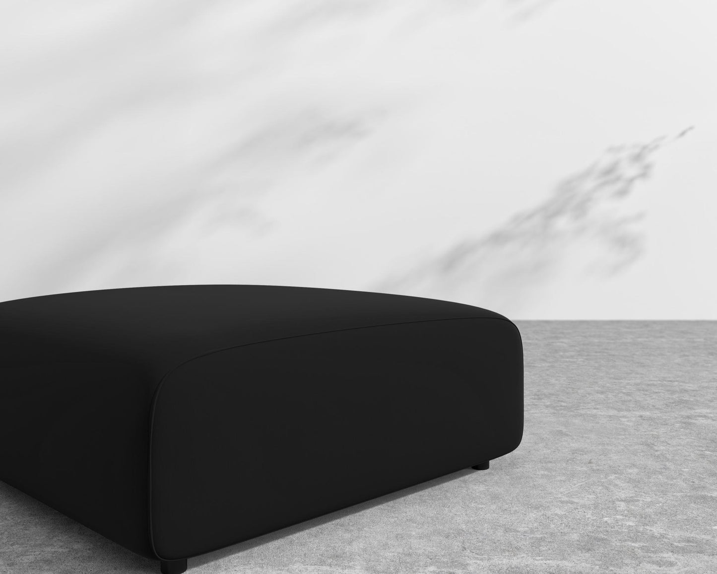 Arya Outdoor Ottoman - Outdoor Fabric - Arcadia