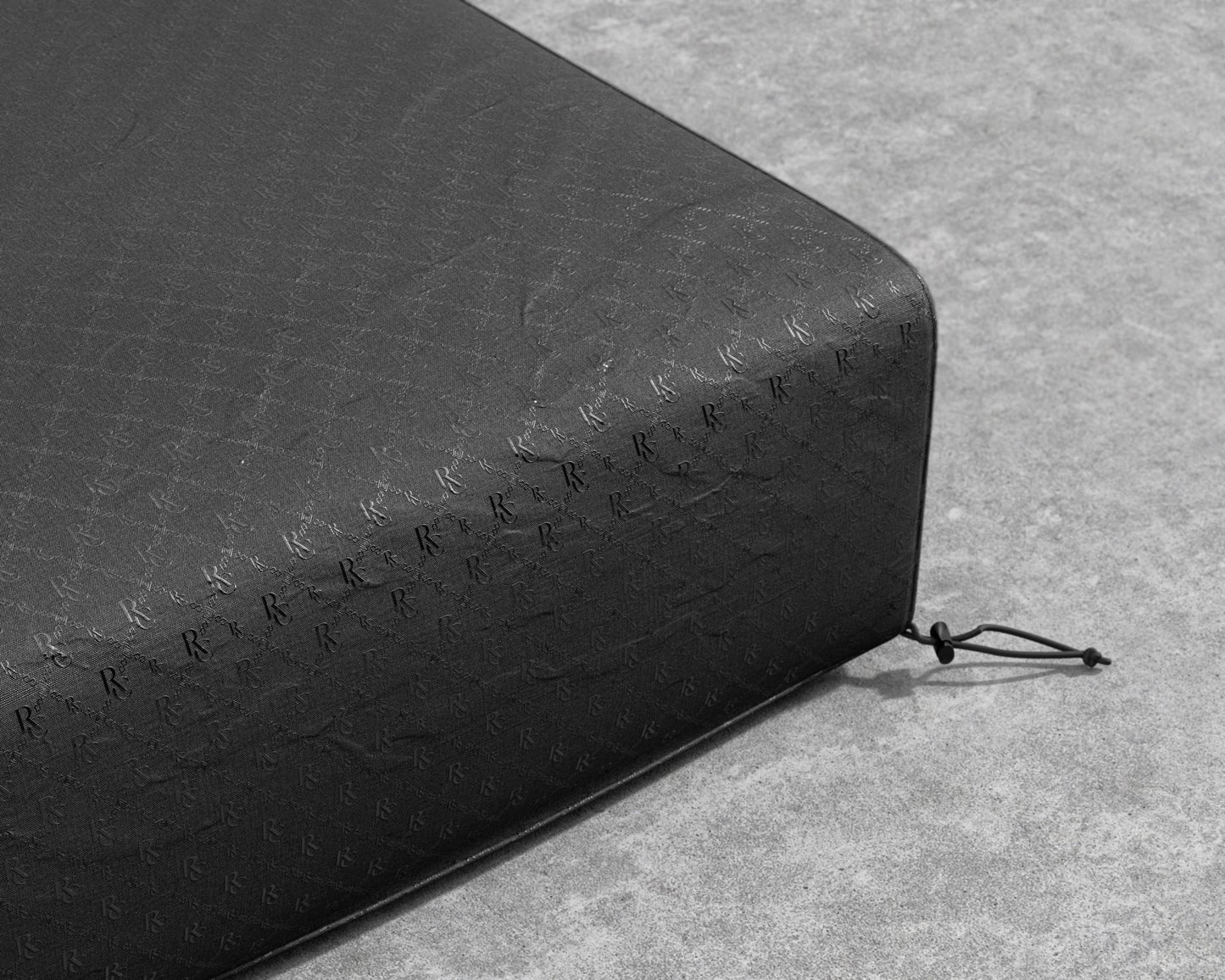 Arya Outdoor Ottoman Cover - Outdoor Cover - Black