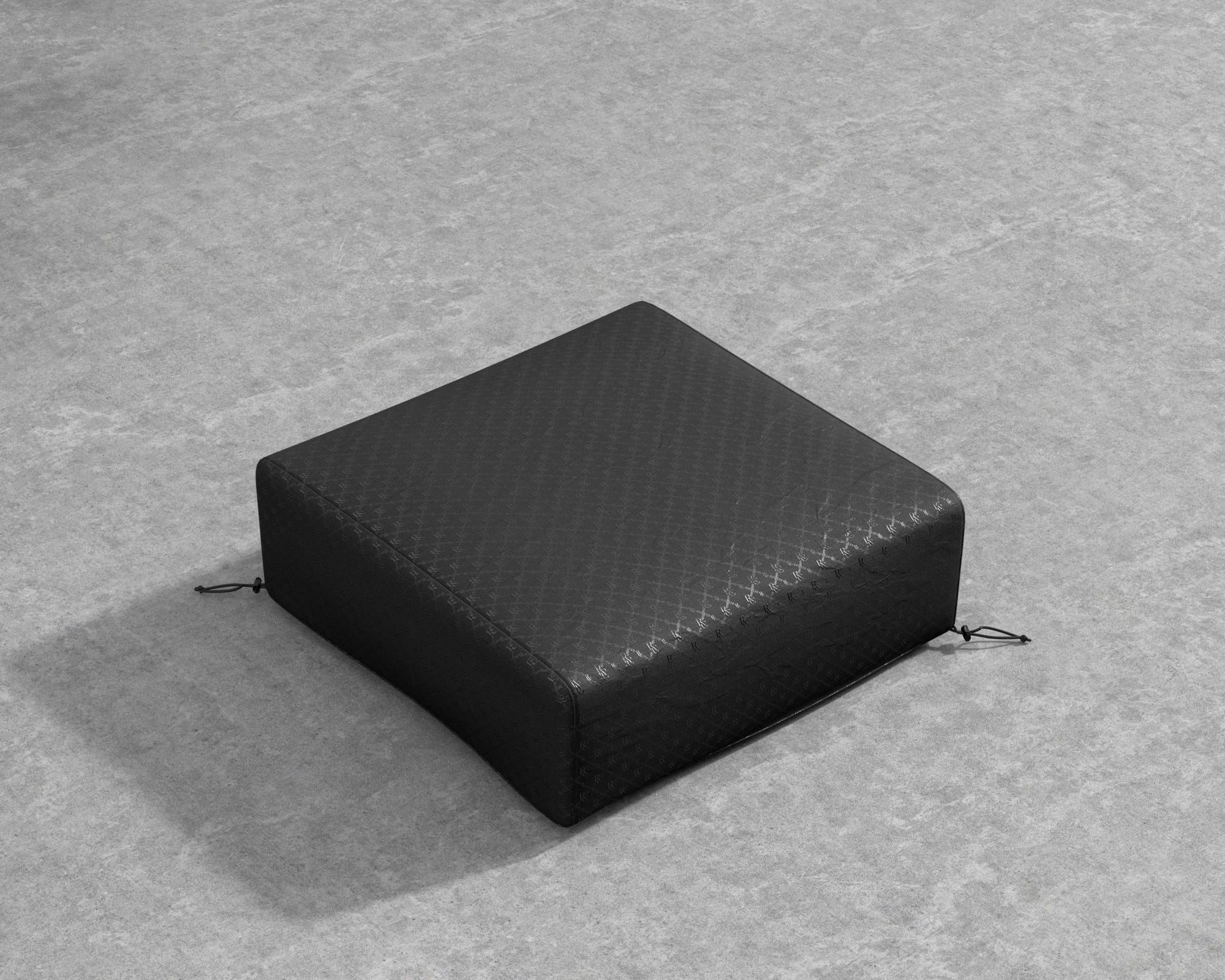 Arya Outdoor Ottoman Cover - Outdoor Cover - Black