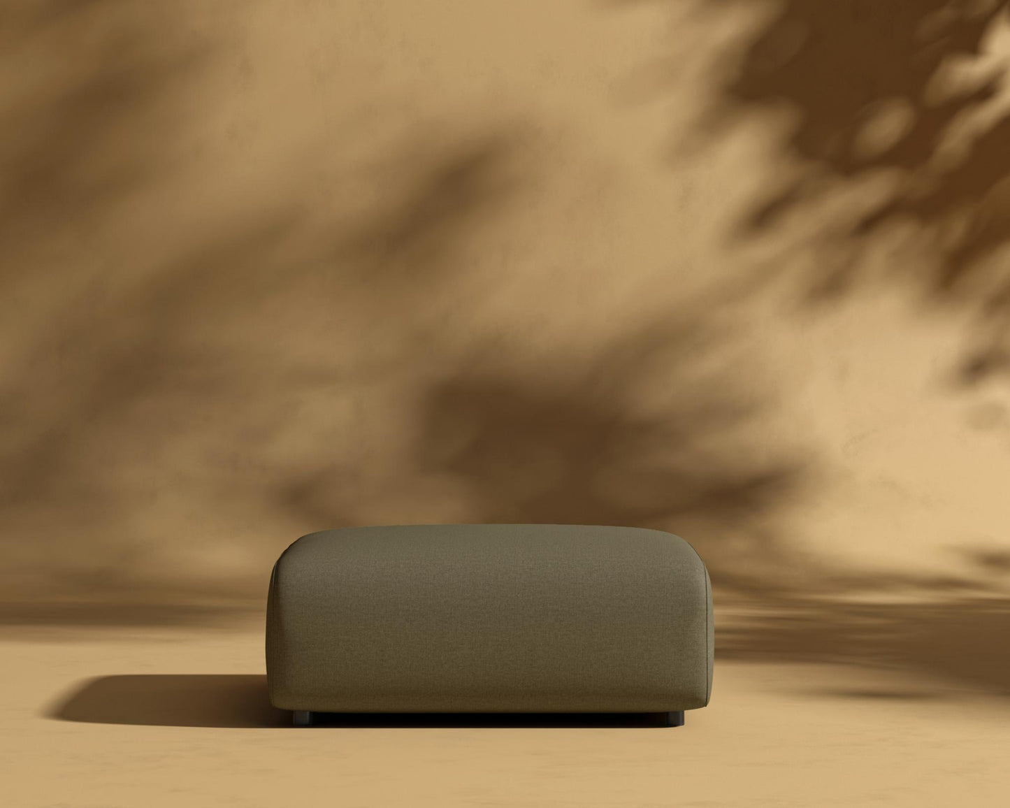 Arya Outdoor Ottoman - Outdoor Fabric - Fresco