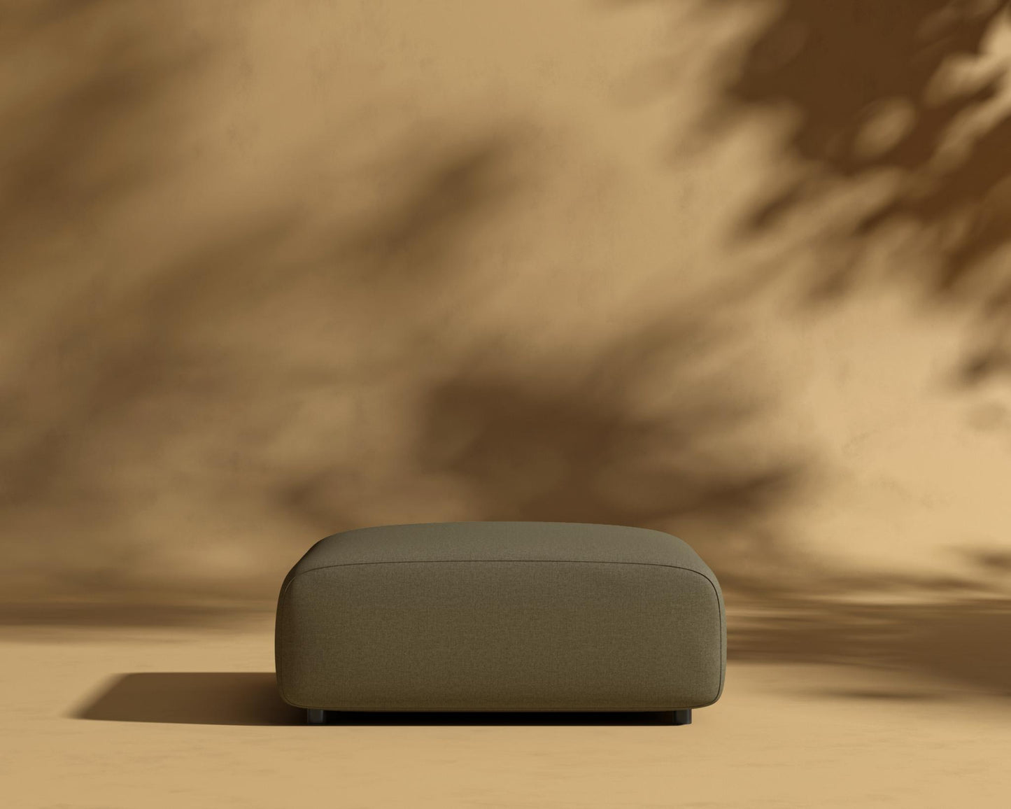 Arya Outdoor Ottoman - Outdoor Fabric - Fresco