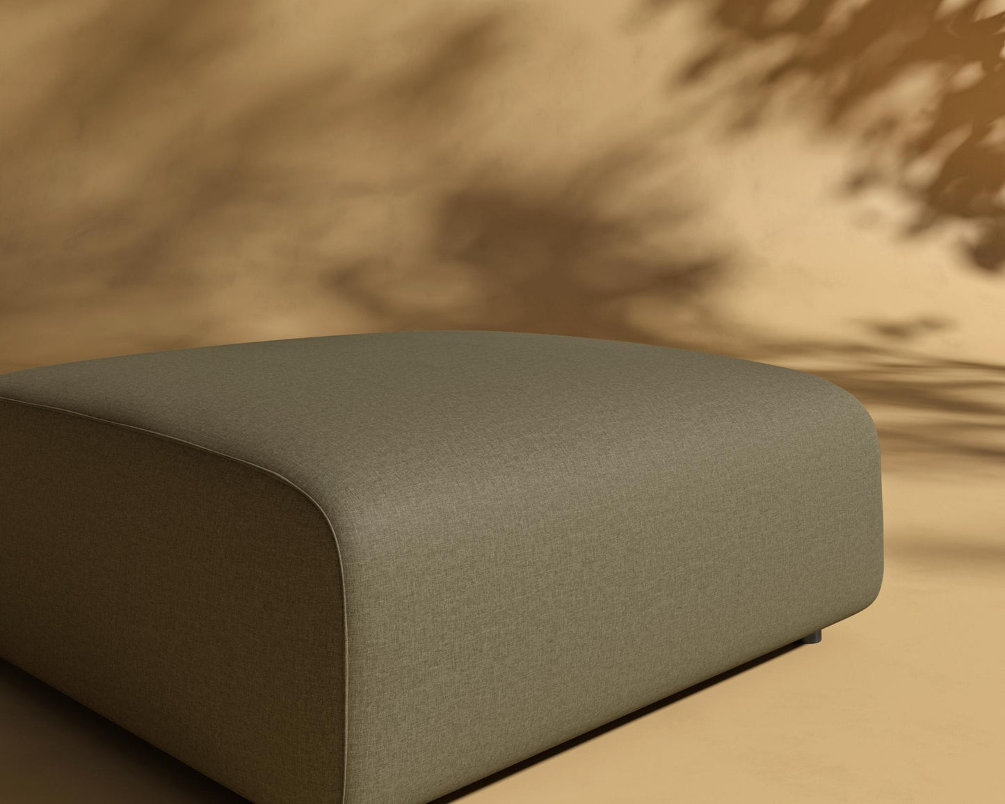 Arya Outdoor Ottoman - Outdoor Fabric - Fresco