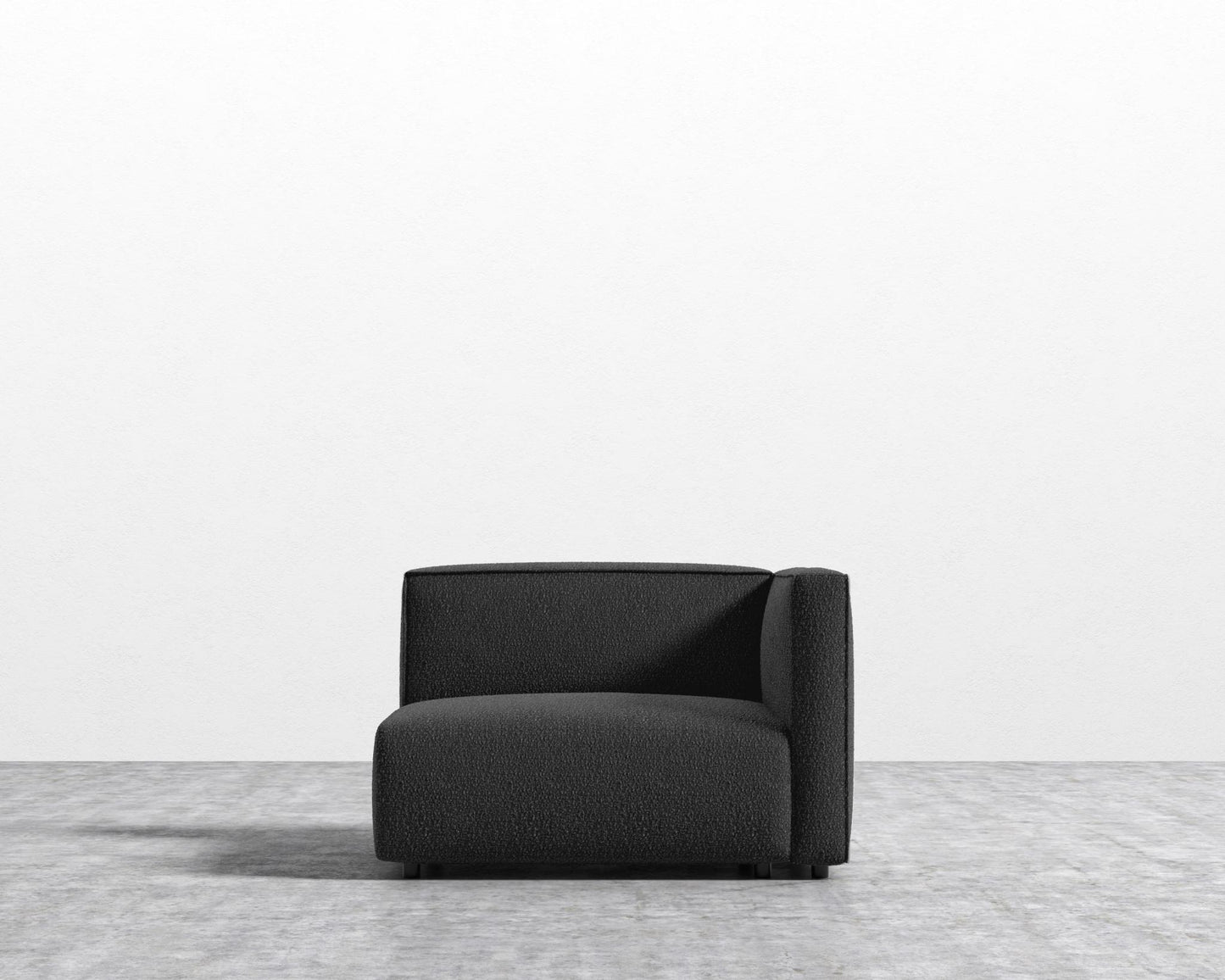 Arya Right Arm - Chatou Bouclé - Caviar