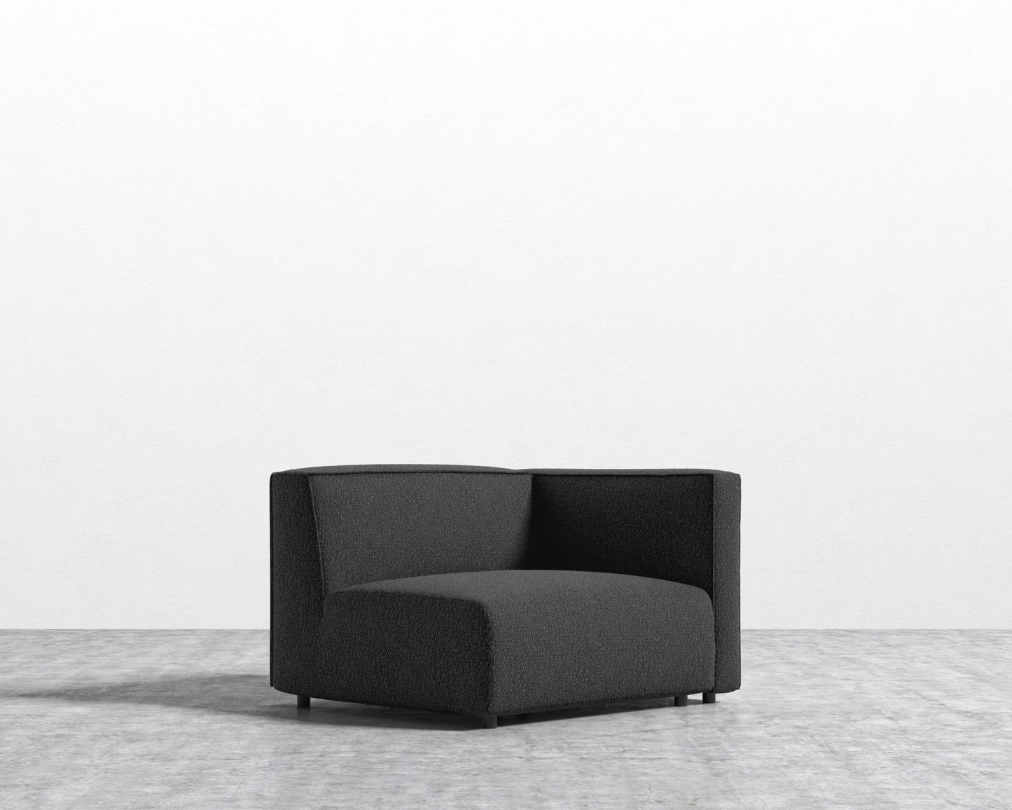 Arya Right Arm - Chatou Bouclé - Caviar