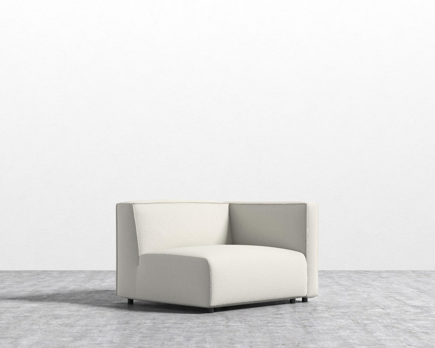 Arya Right Arm - Chatou Bouclé - Pearl