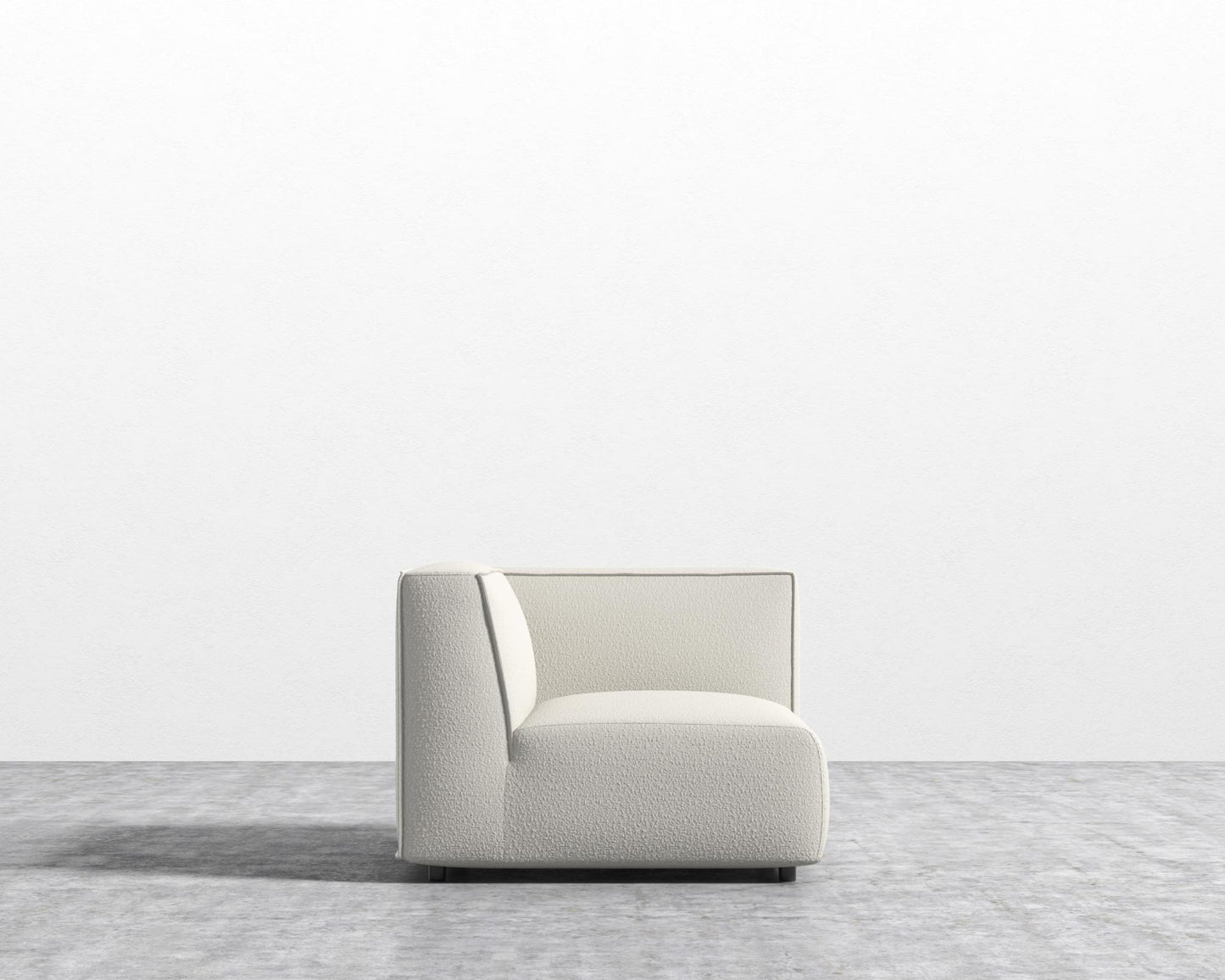 Arya Right Arm - Chatou Bouclé - Pearl