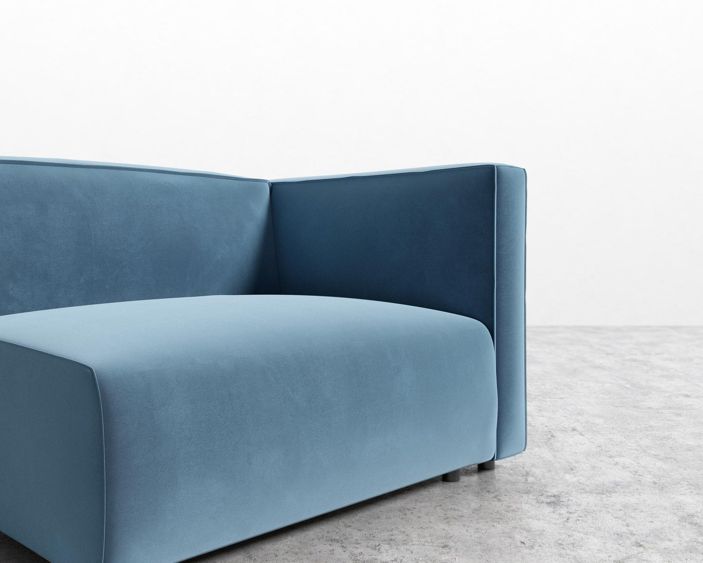 Arya Right Arm - Plush Velvet - Solstice