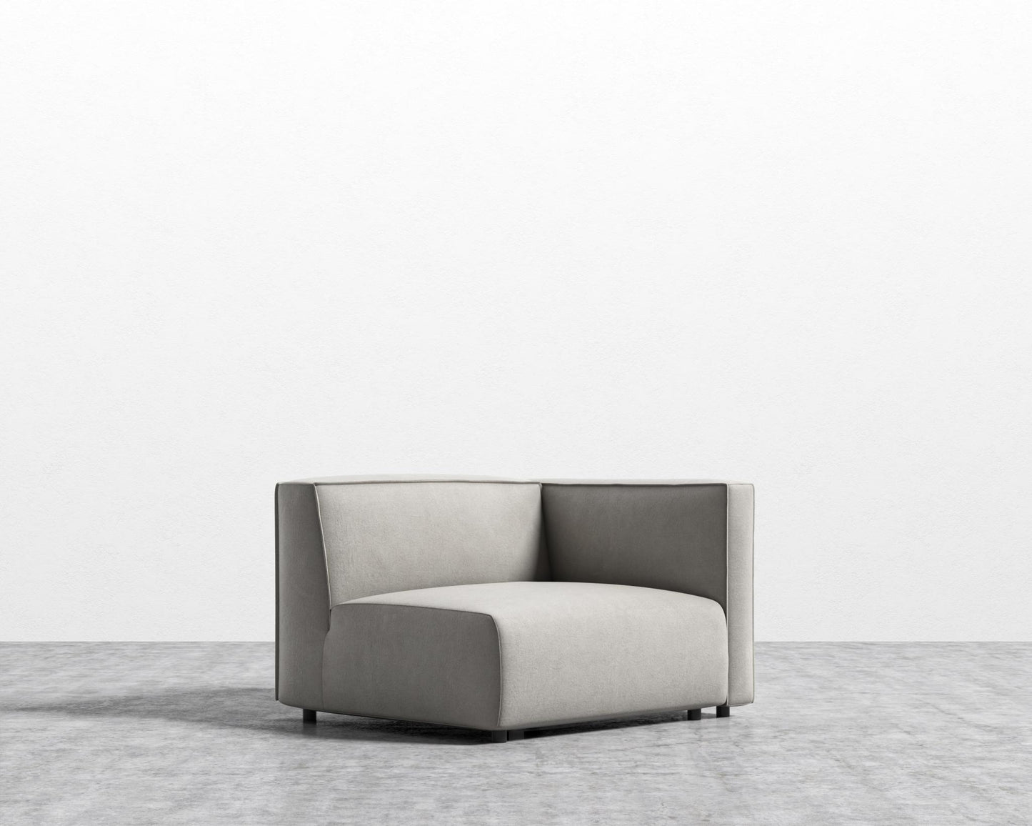 Arya Right Arm - Venice Vegan Suede - Chiffon