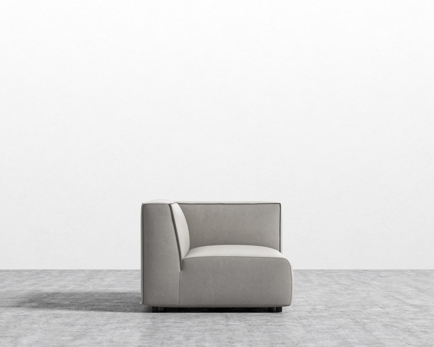 Arya Right Arm - Venice Vegan Suede - Chiffon