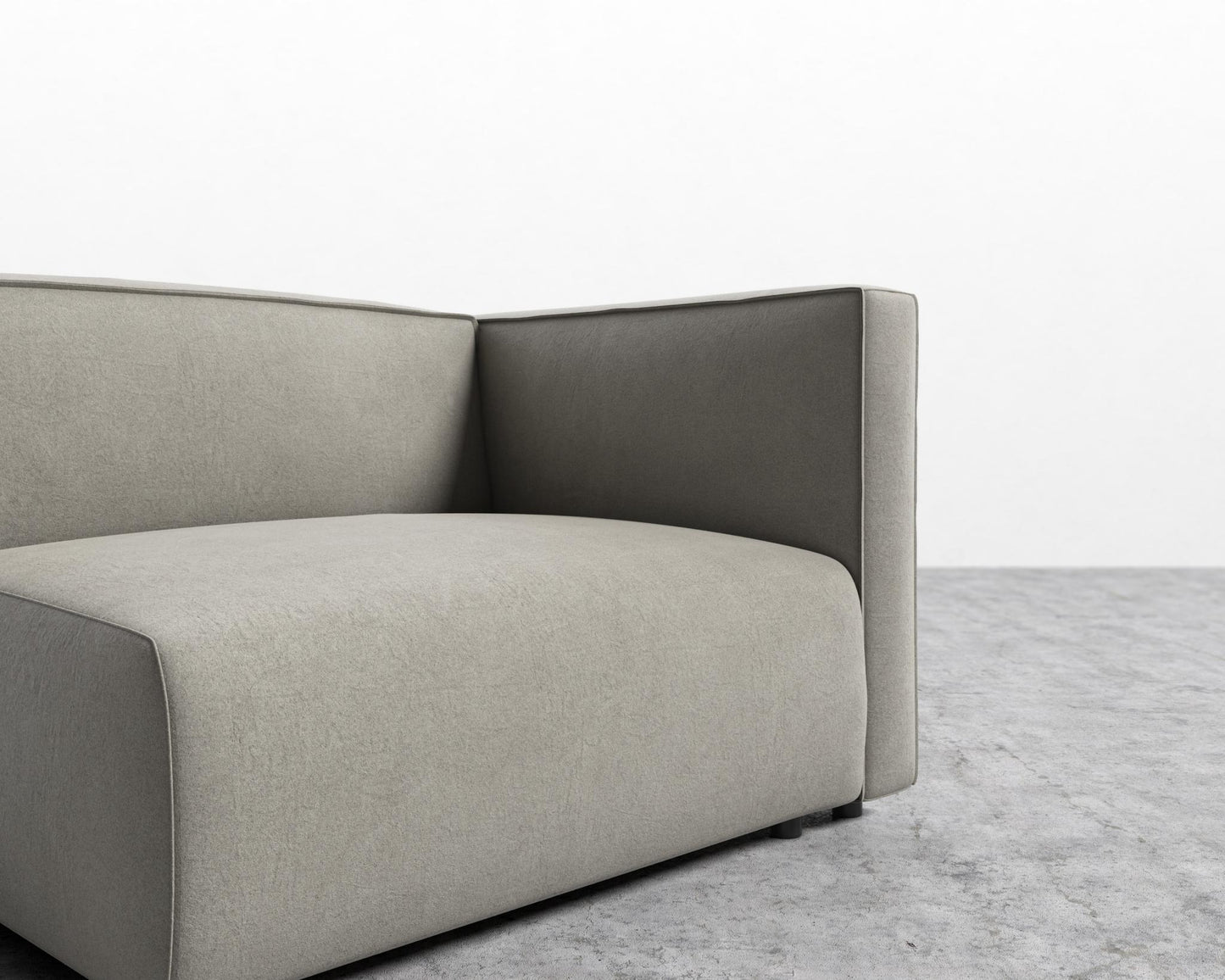 Arya Right Arm - Venice Vegan Suede - Latte