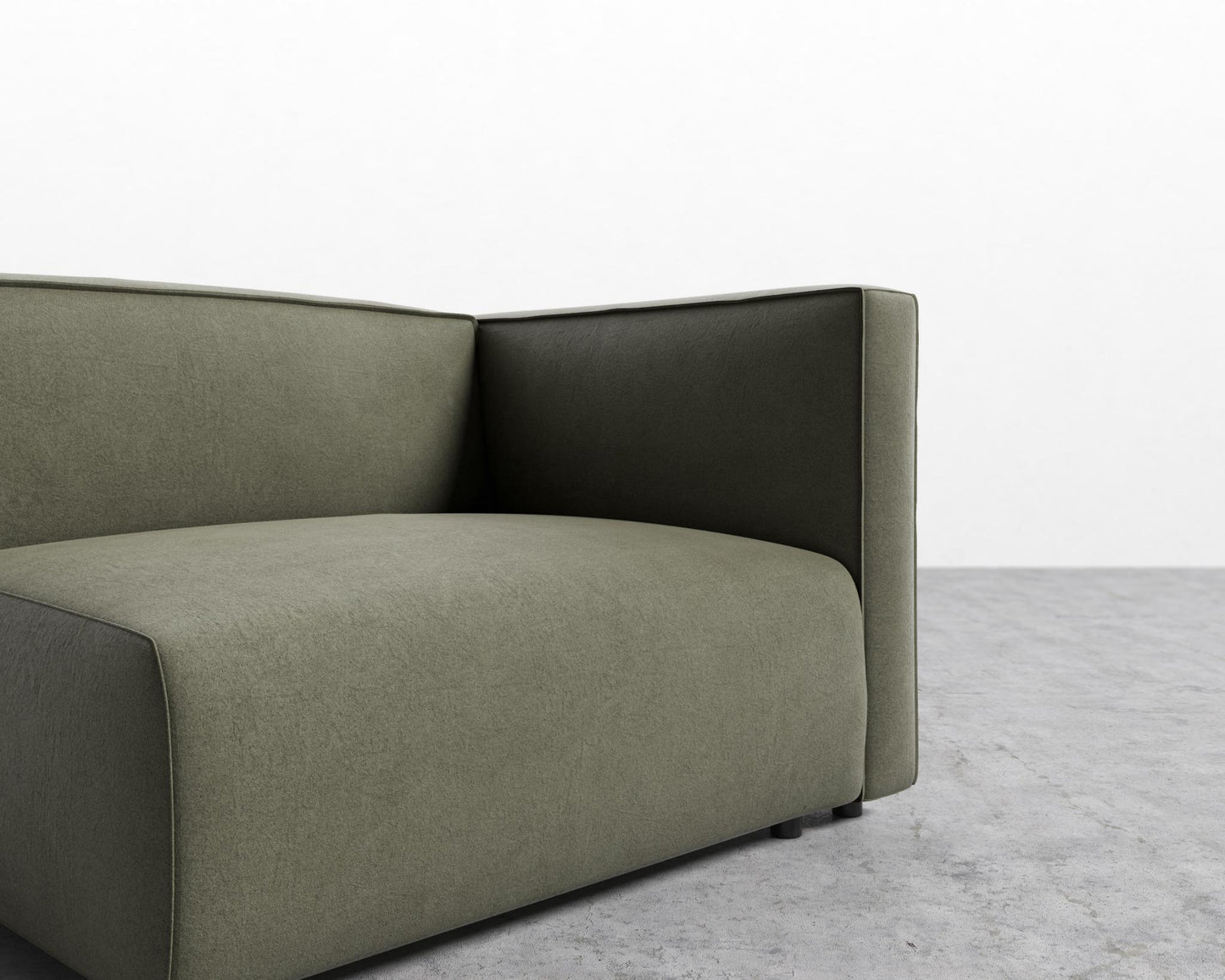 Arya Right Arm - Venice Vegan Suede - Sage