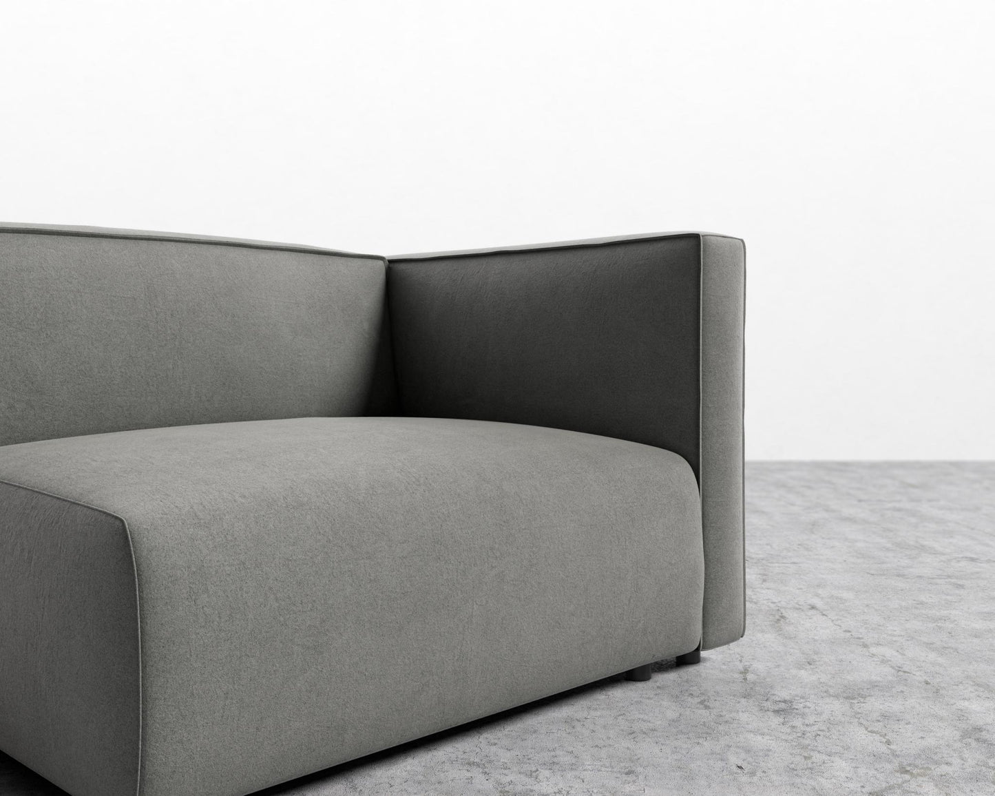 Arya Right Arm - Venice Vegan Suede - Strato