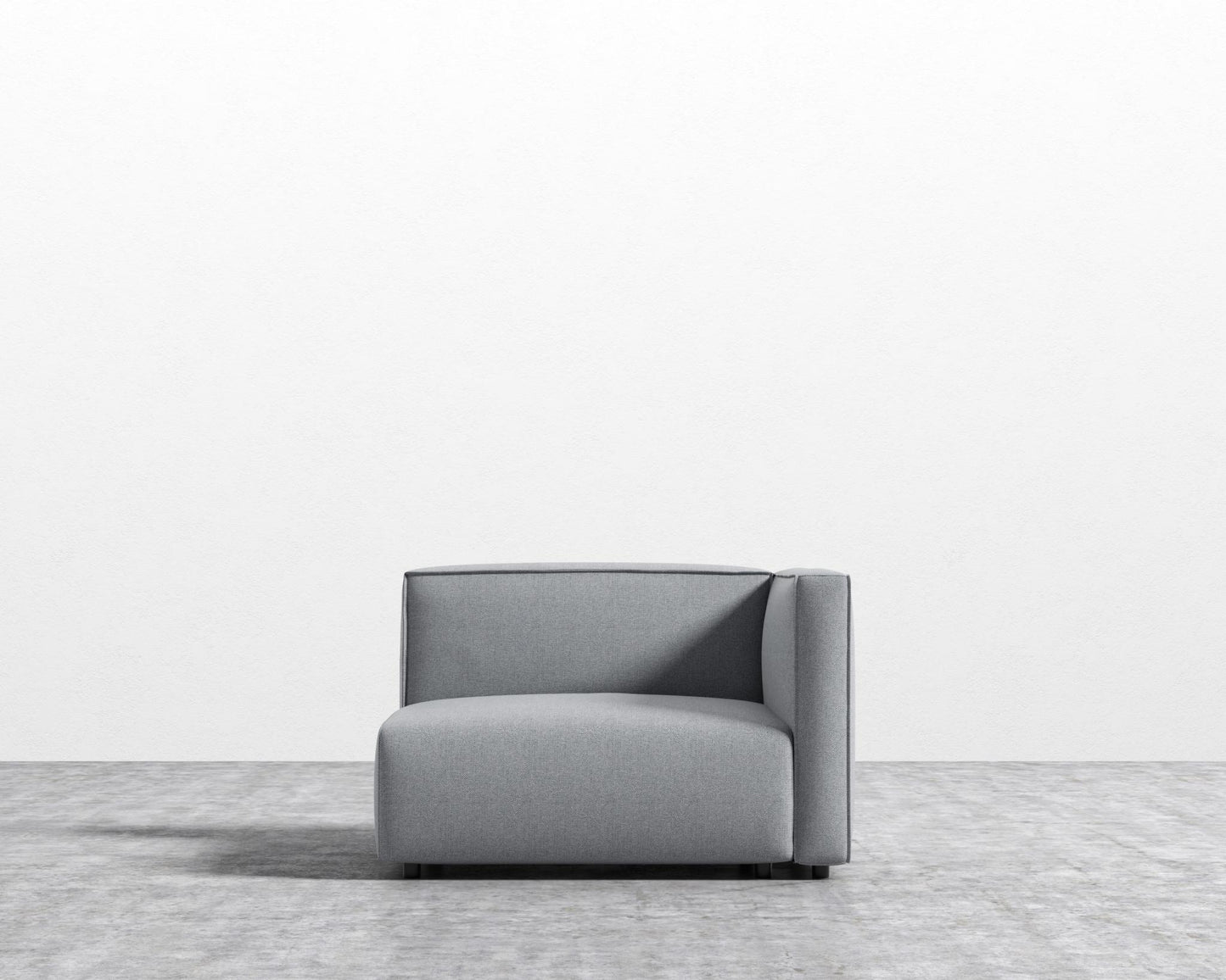 Arya Right Arm - Plush Weave - Porpoise