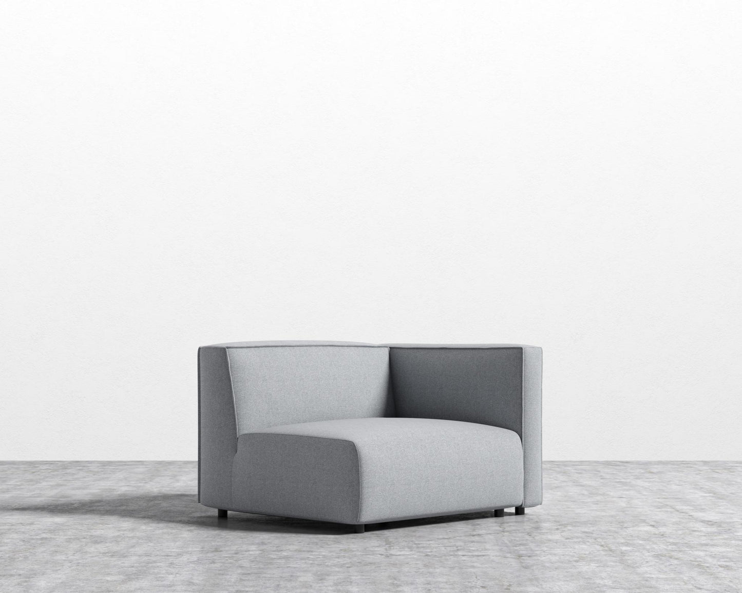 Arya Right Arm - Plush Weave - Porpoise