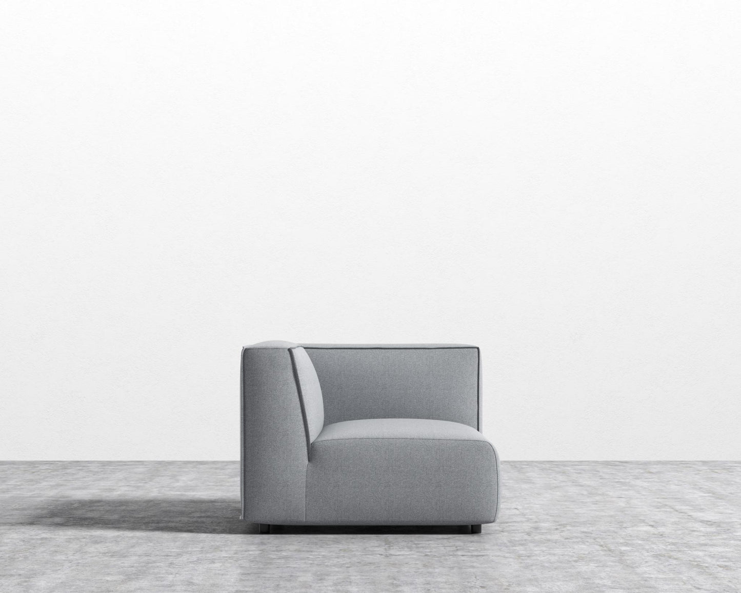 Arya Right Arm - Plush Weave - Porpoise