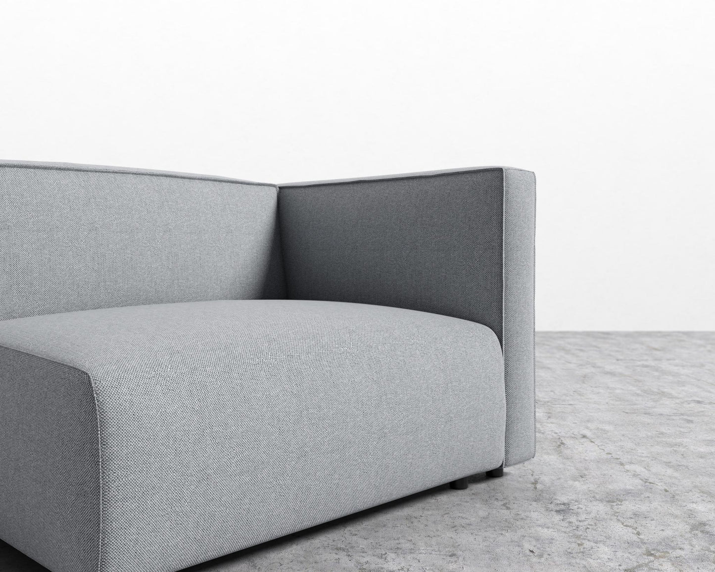 Arya Right Arm - Plush Weave - Porpoise