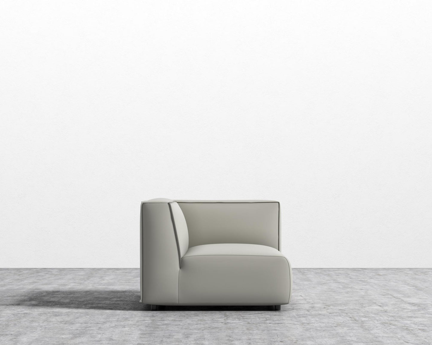 Arya Right Arm - Microfiber Leather - Trento Taupe