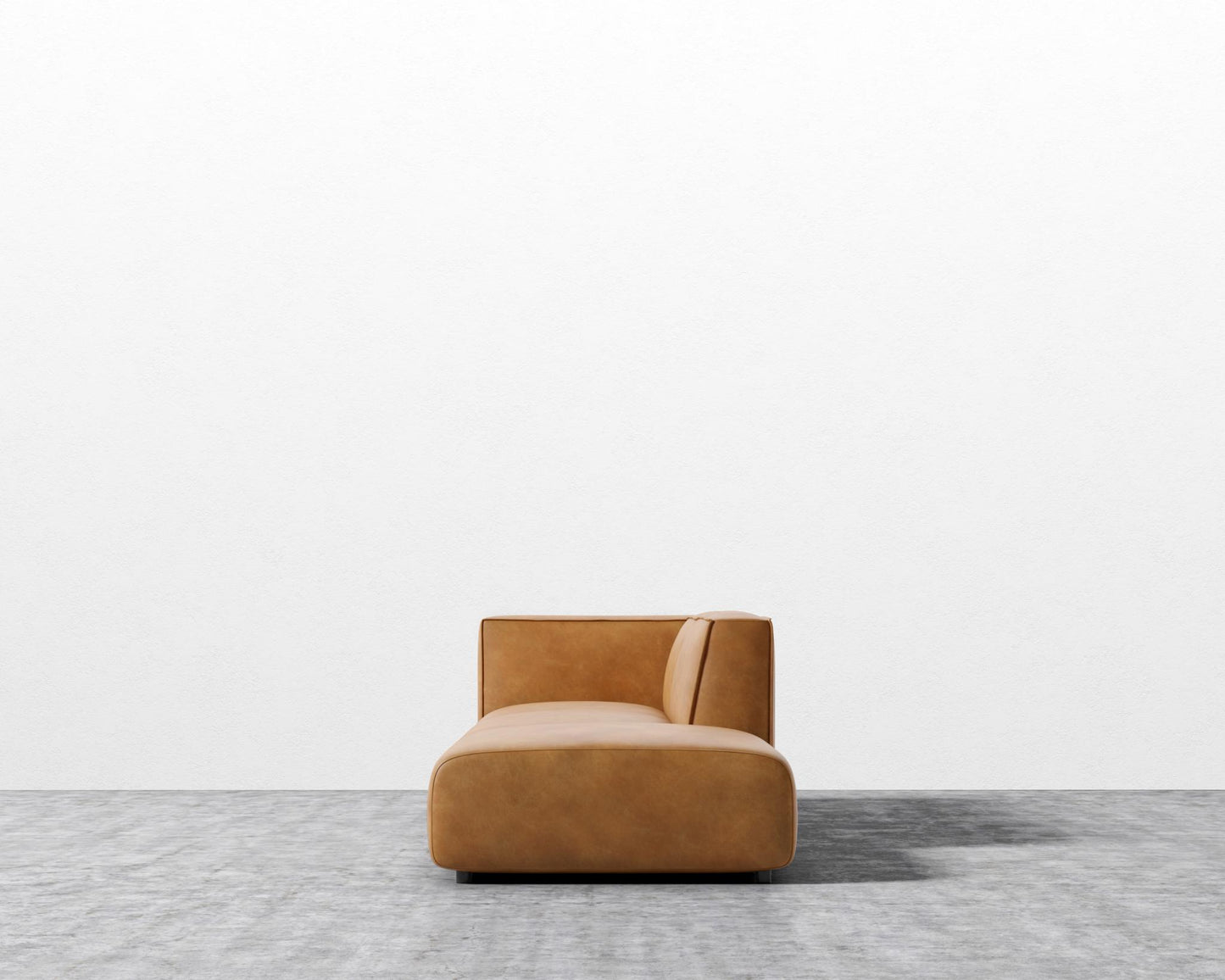 Arya Modular Sofa with Open End - Open Left, Microfiber Leather - Trento Morocco