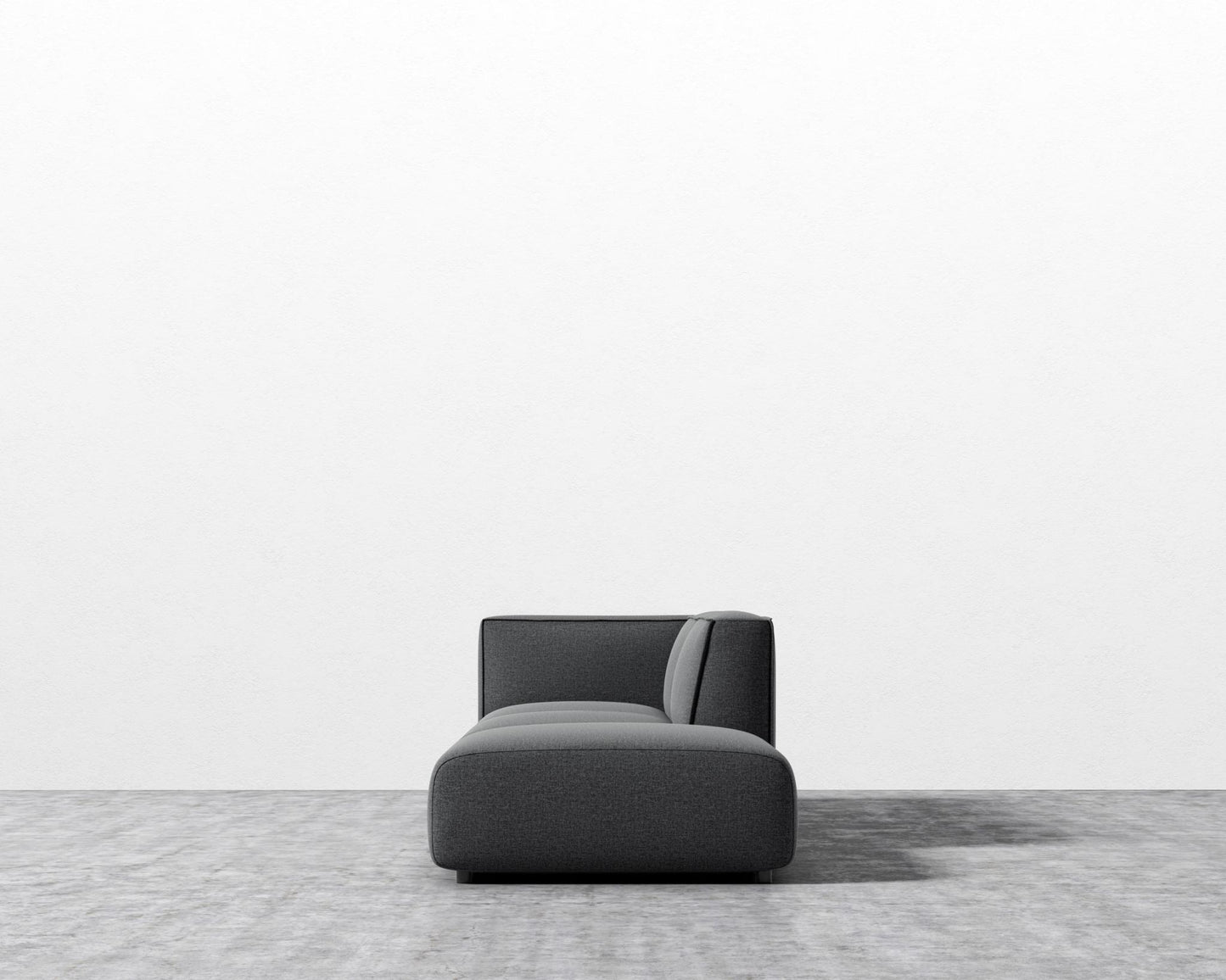 Arya Modular Sofa with Open End - Open Left, Modern Felt - Stockholm