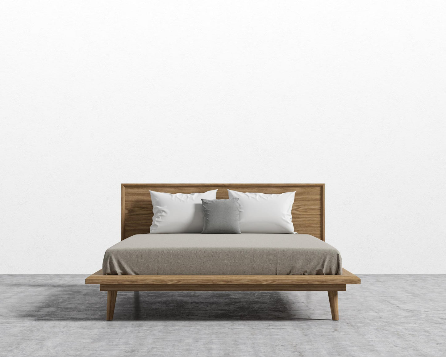 Asher Bed - Queen, Ash Veneer