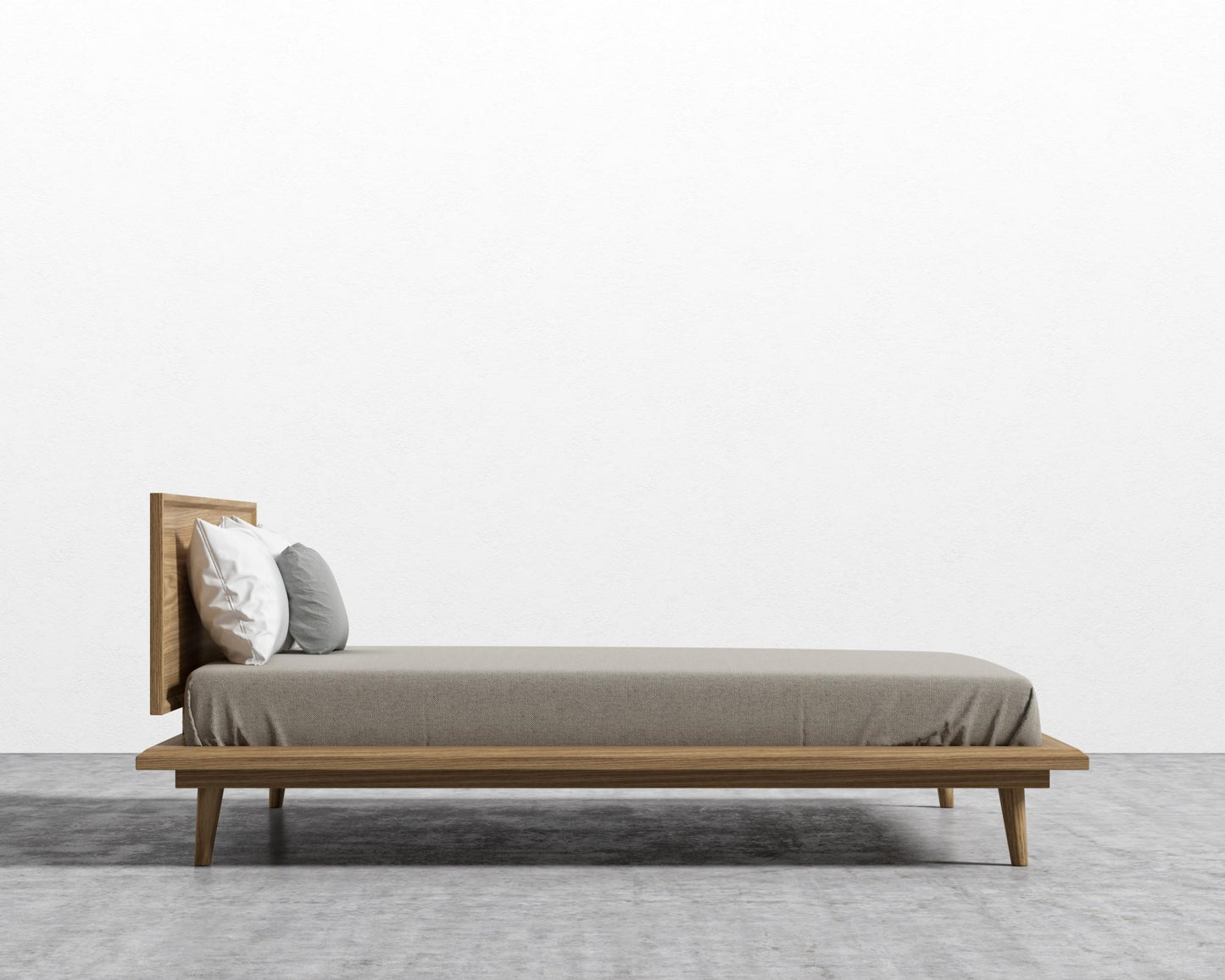 Asher Bed - Queen, Ash Veneer