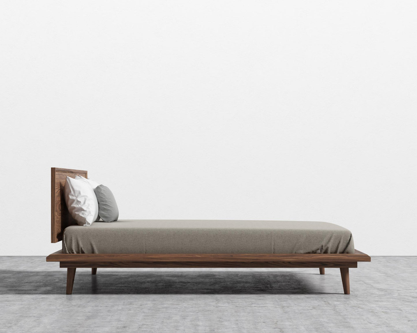 Asher Bed in Queen - Walnut