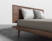 Asher Bed in Queen - Walnut