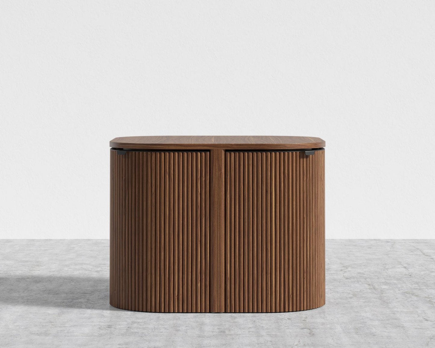 Aspen Dining Set - Modern Felt - Alesund, Walnut Veneer