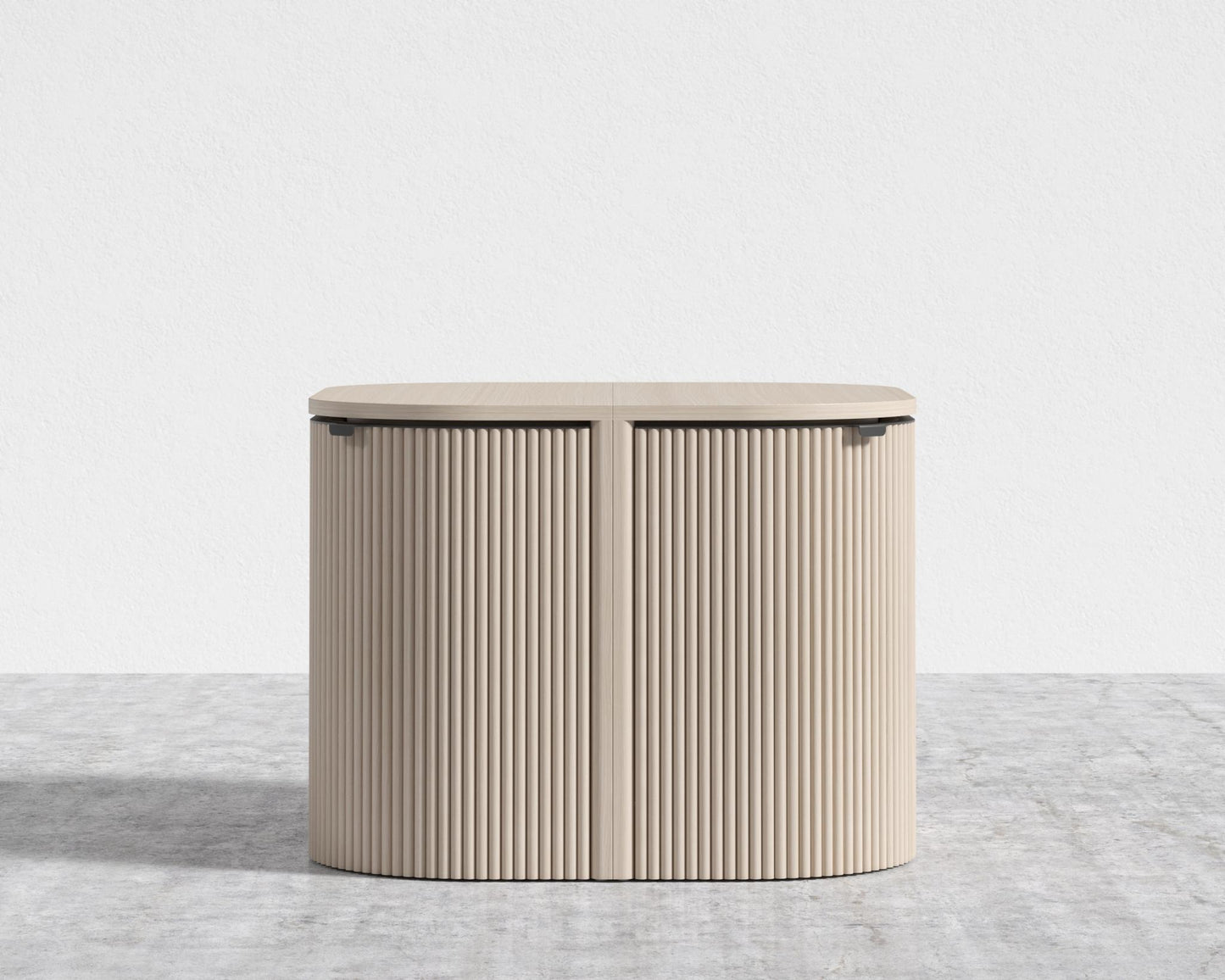 Aspen Dining Set - Modern Felt - Alesund, Washed Natural Oak Veneer