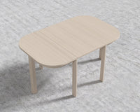 Aspen Dining Set - Modern Felt - Alesund, Washed Natural Oak Veneer
