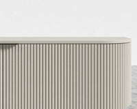 Athena Media Console - Alabaster Matte Lacquer