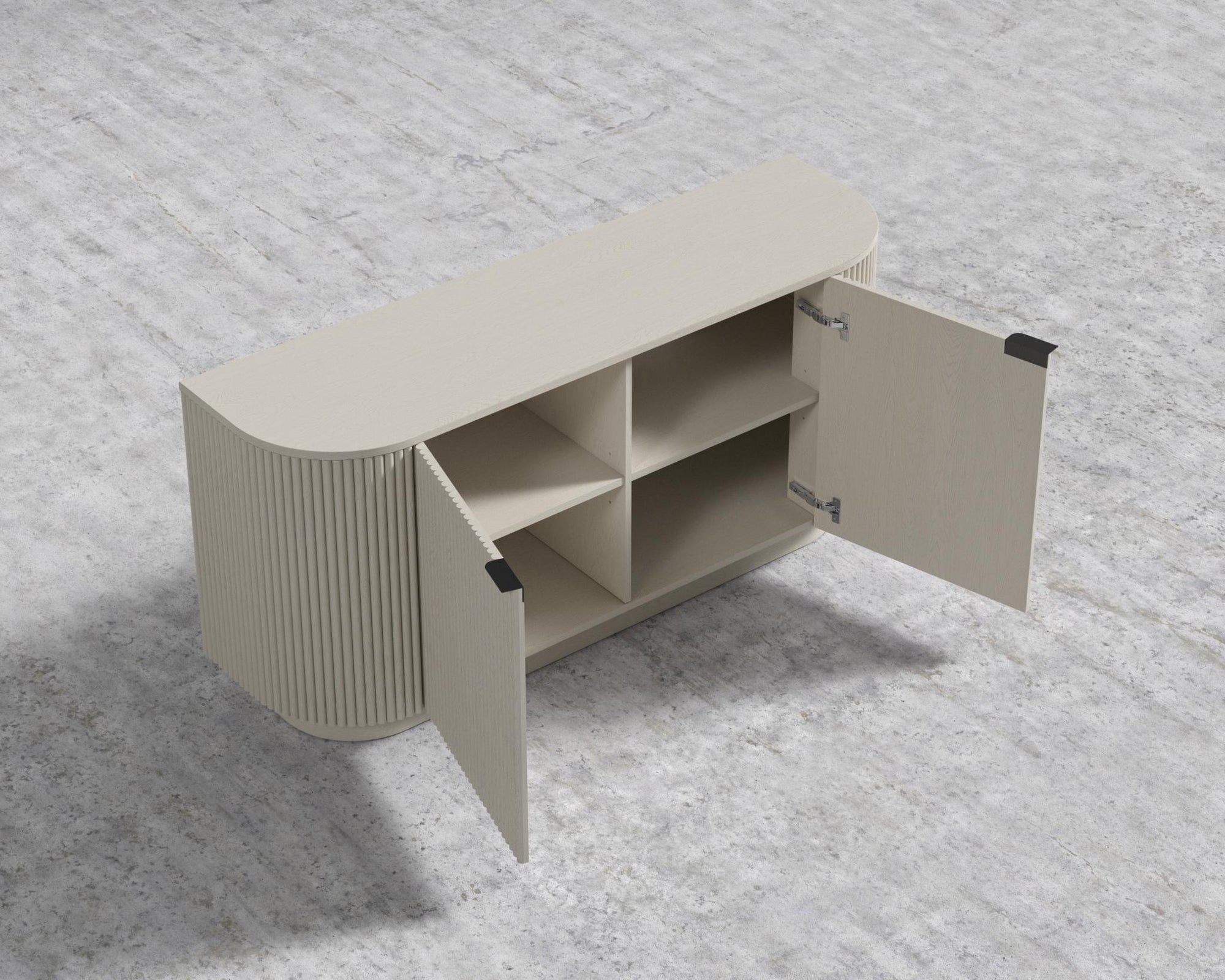 Athena Sideboard - Alabaster Matte Lacquer