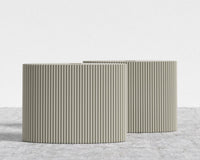 Athena Standing Desk - Base - Alabaster Matte Lacquer